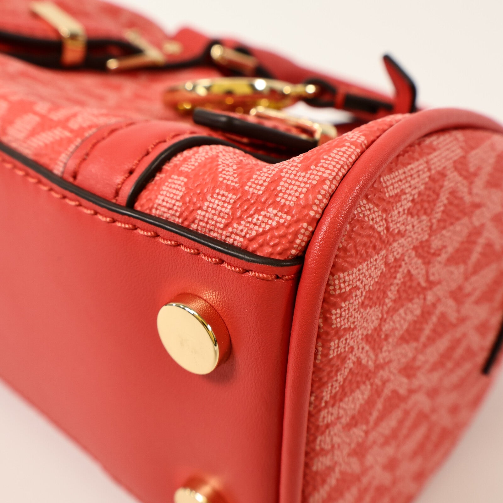 Michael Kors 塗層帆布Boston Bag手挽肩背兩用袋