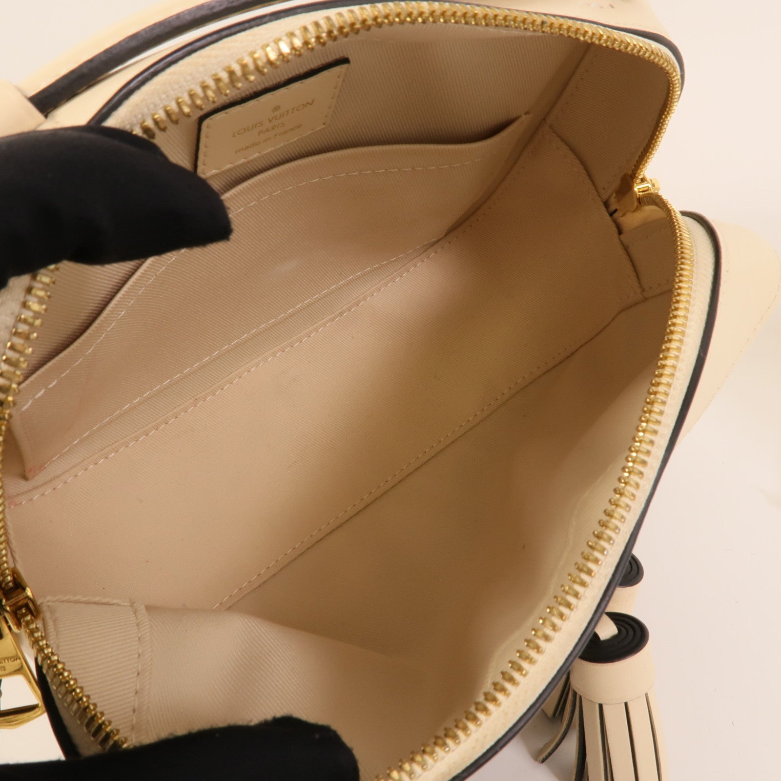 LOUIS VUITTON Monogram Saintonge金扣手挽肩背兩用袋
