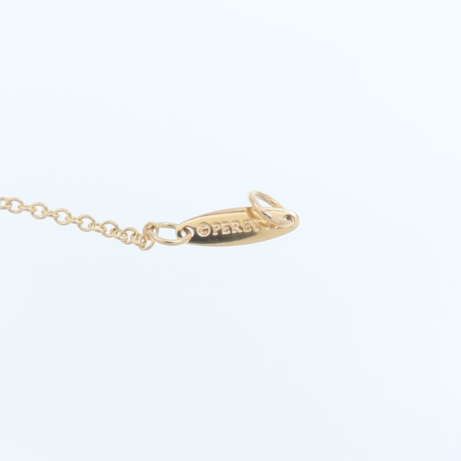 TIFFANY＆CO 18K玫瑰金Diamonds by the Yard Necklace鑽石項鍊
