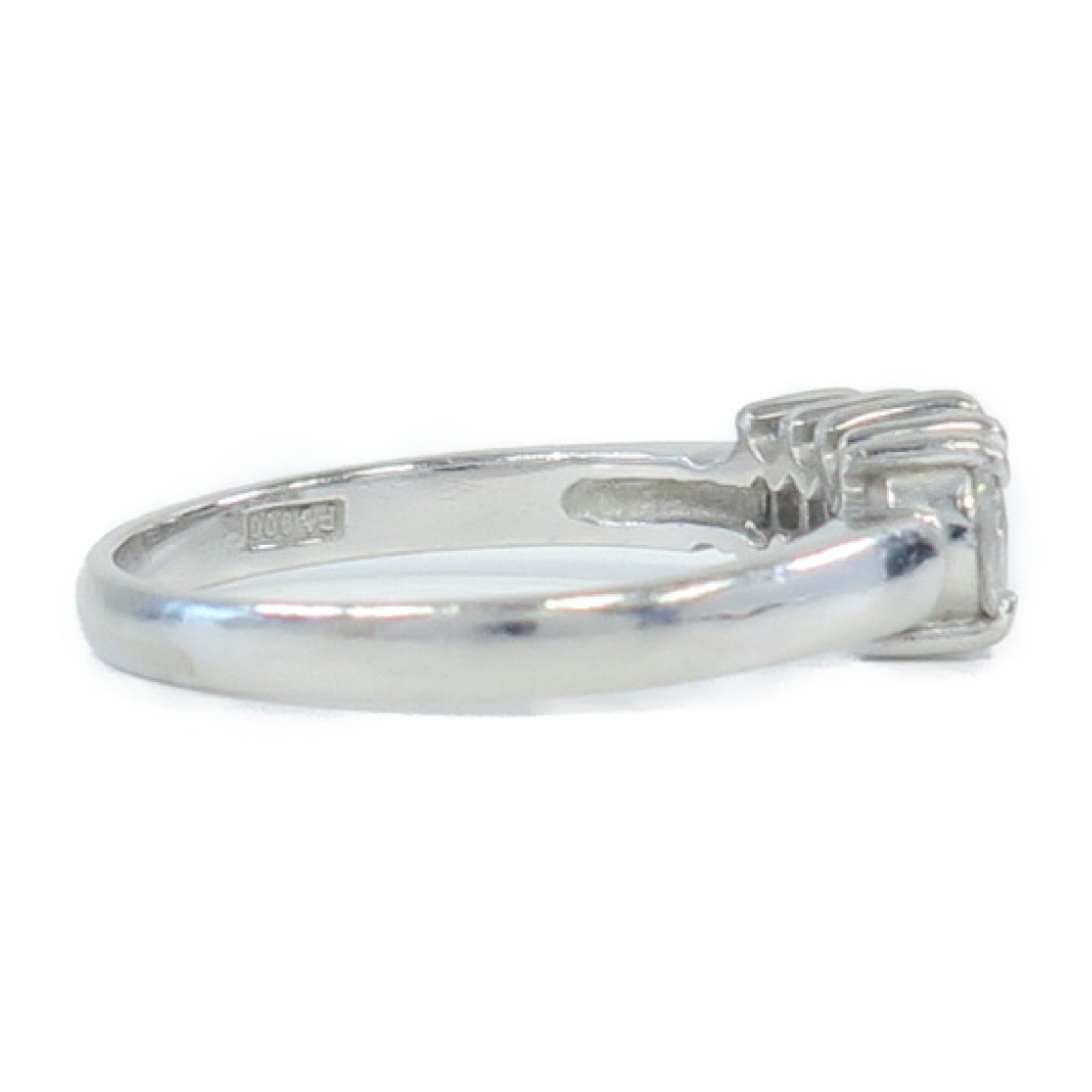 JEWELRY **【激減優惠】PT900鉑金Ring0.56ct鑽石戒指US#8.25銀色