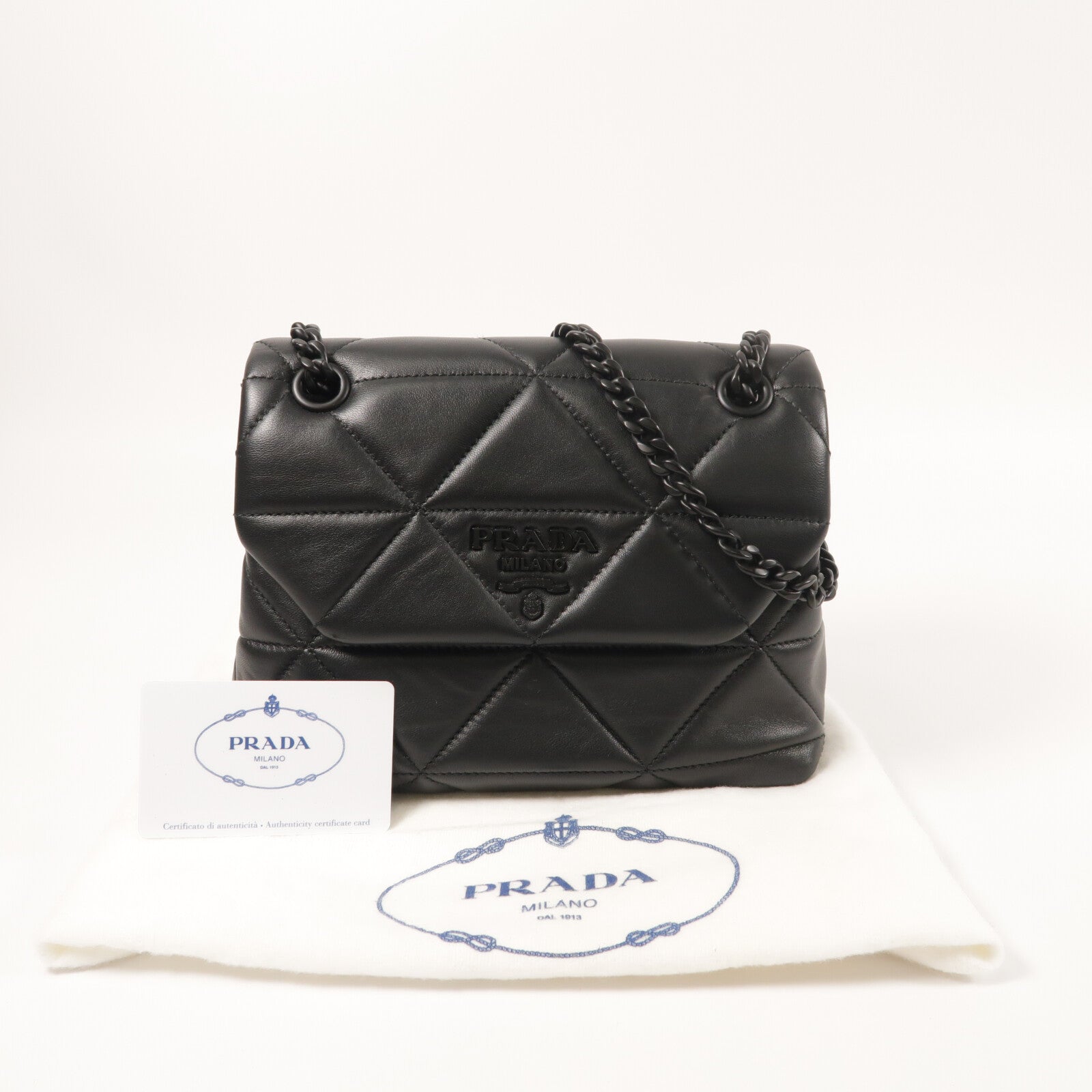 PRADA 羊皮皮革Spectrum鏈帶肩背袋