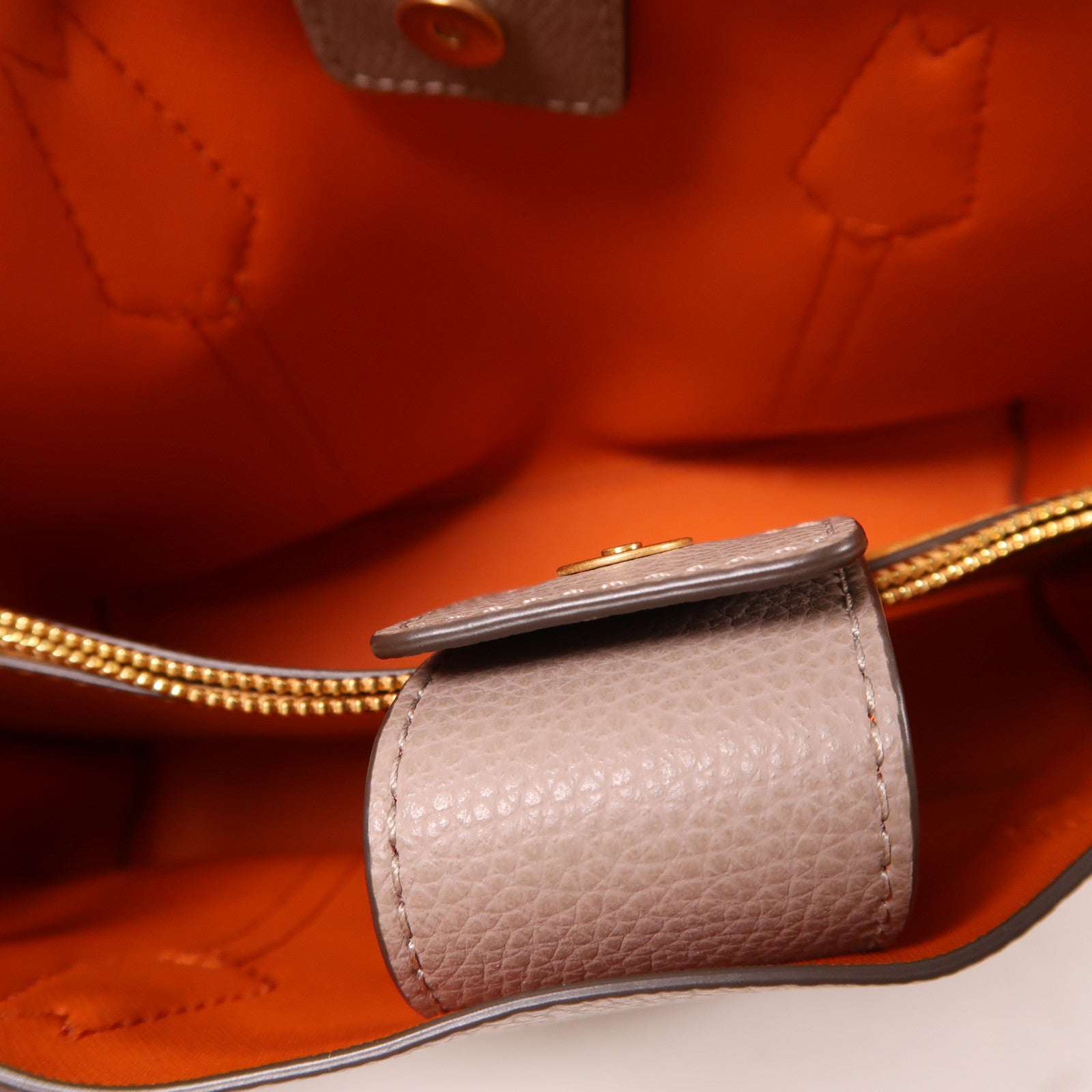 Tory Burch 牛皮皮革2 Way Shoulder金扣手挽肩背兩用袋