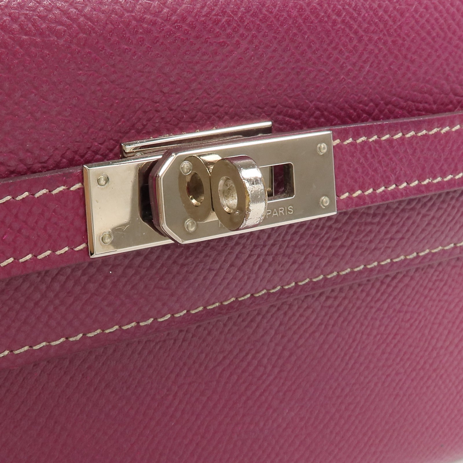 HERMES Epsom皮革Kelly Wallet長錢包Tosca/Rose Tyrien