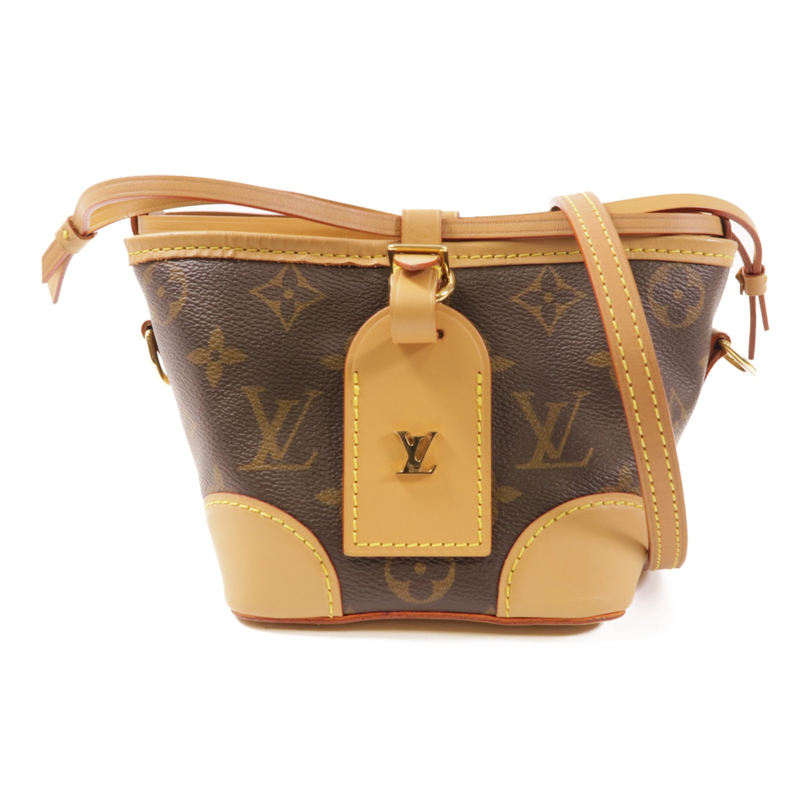 LOUIS VUITTON LV GHW Noe Purse Shoulder Bag M57099 Monogram Brown