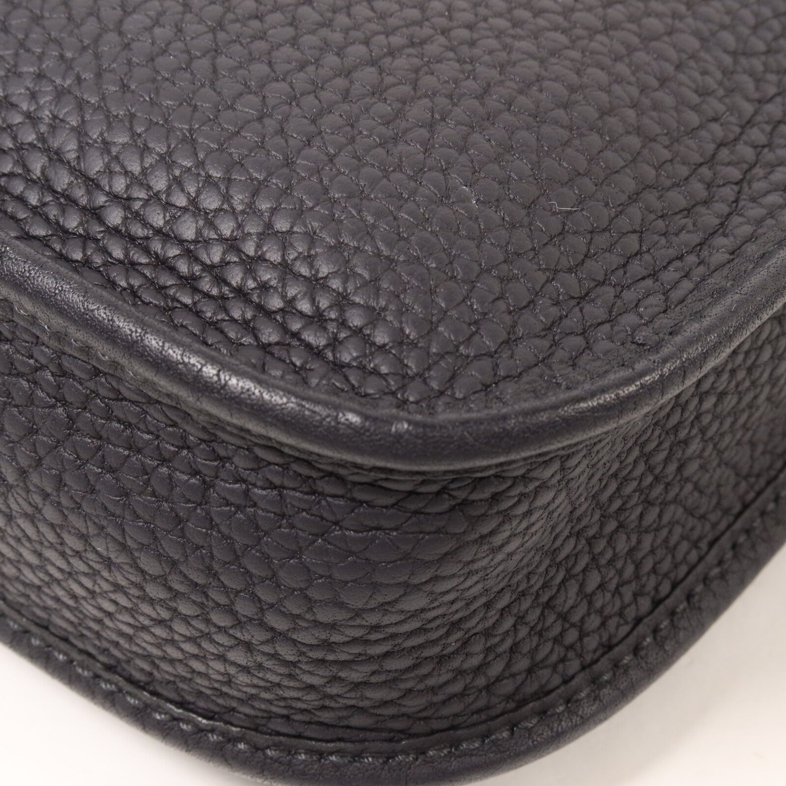 HERMES Clemence皮革Evelyne TPM肩背袋Bleu Nuit