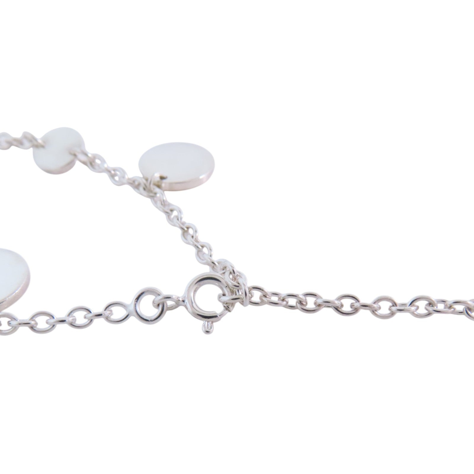 HERMES 18K玫瑰金/925純銀Confett Bracelet銀扣手鏈