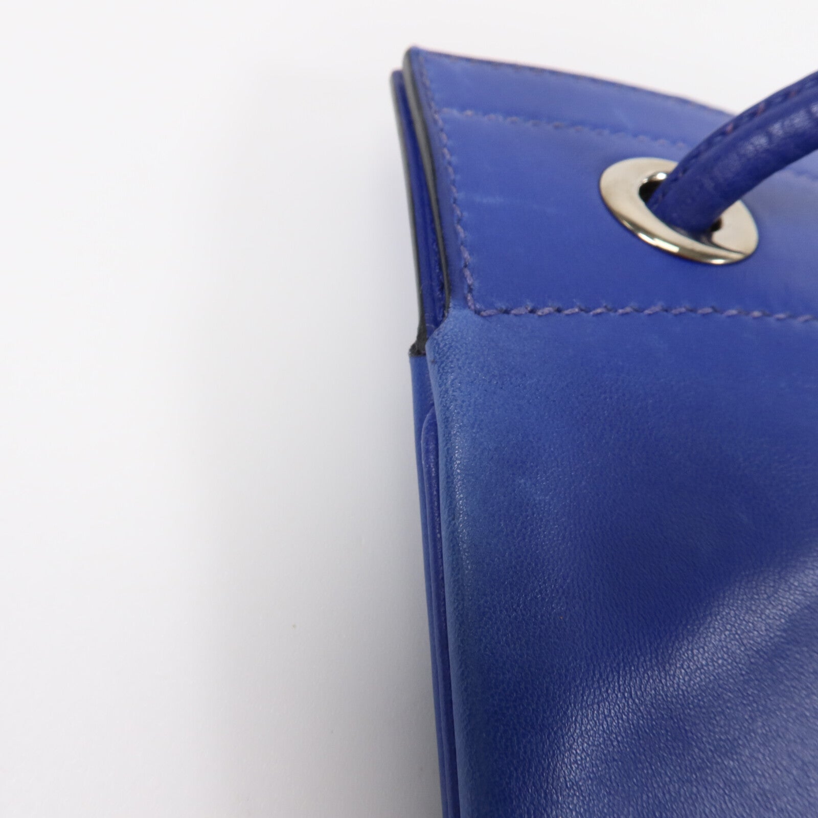 HERMES Swift皮革Aline Mini肩背袋Bleu Electrique