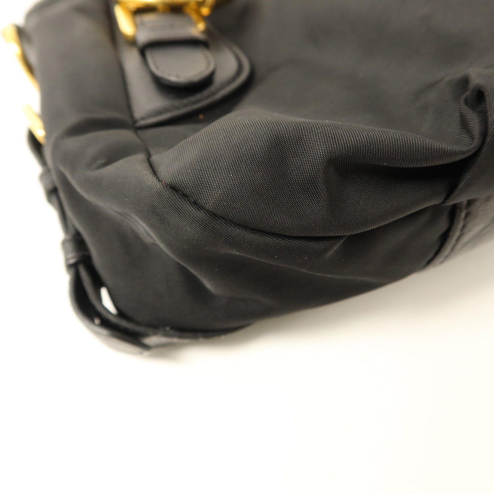 PRADA 尼龍2 Way Shoulder金扣手挽肩背兩用袋