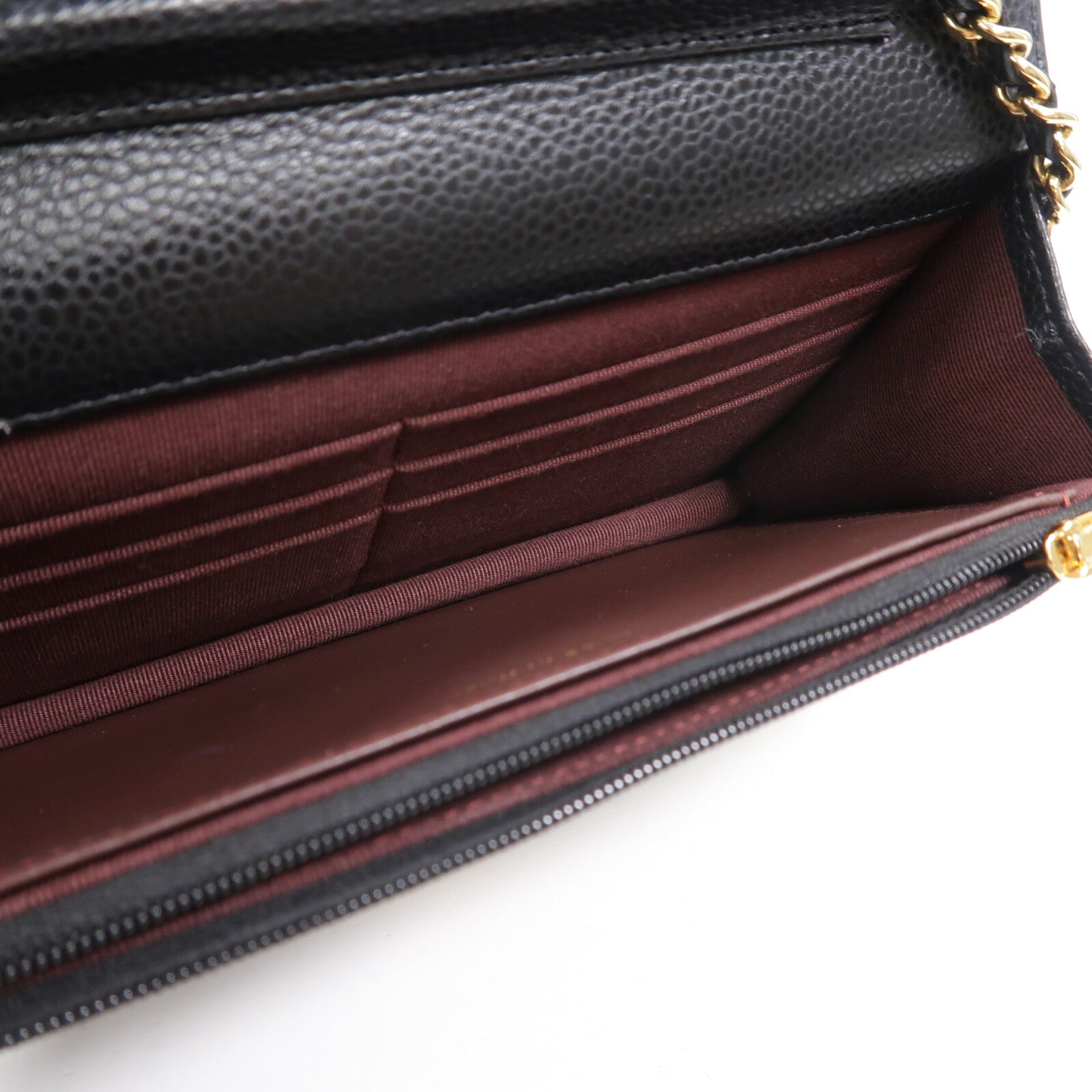 CHANEL 牛皮皮革WOC Wallet On Chain鏈帶肩背袋