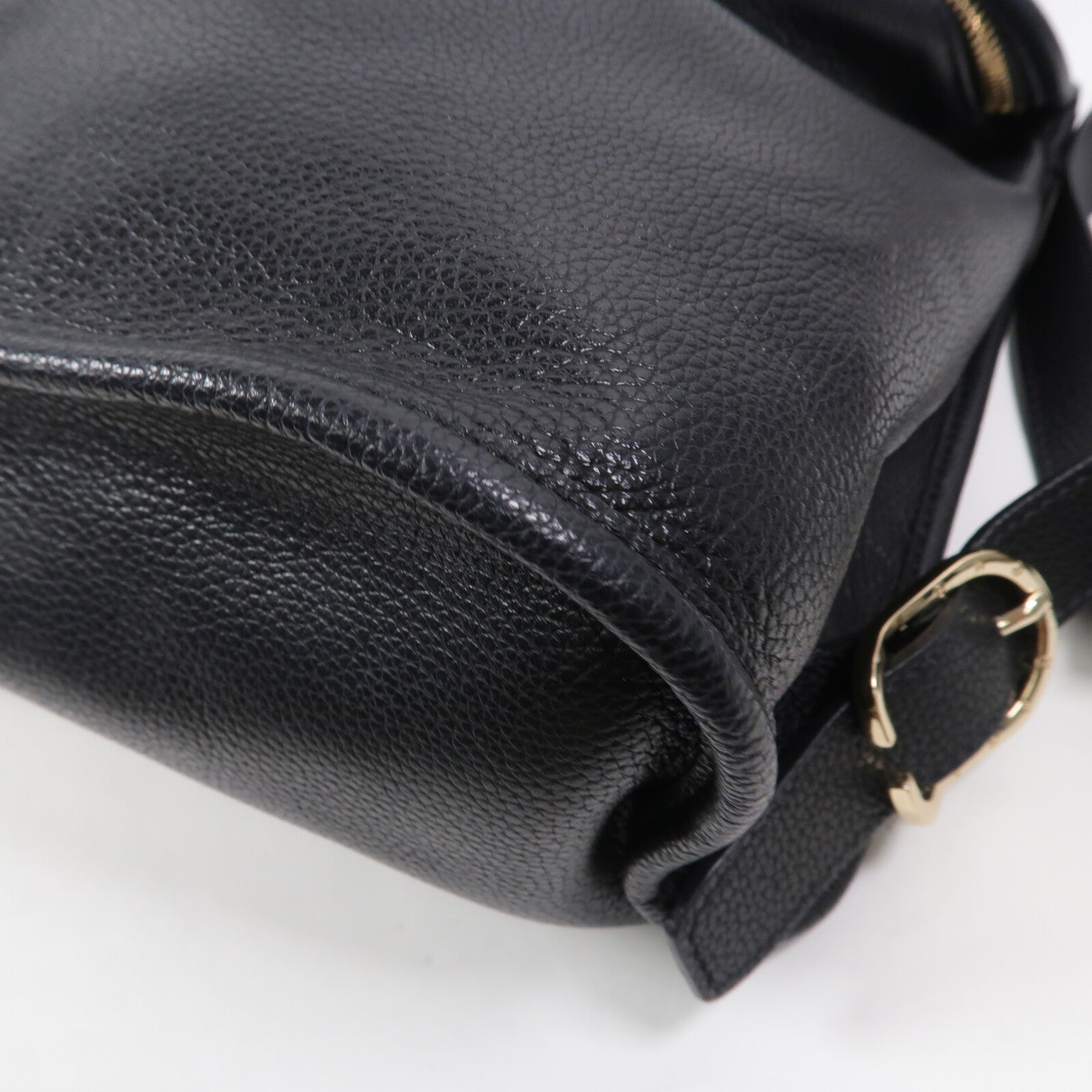 Longchamp 牛皮皮革Backpack背包