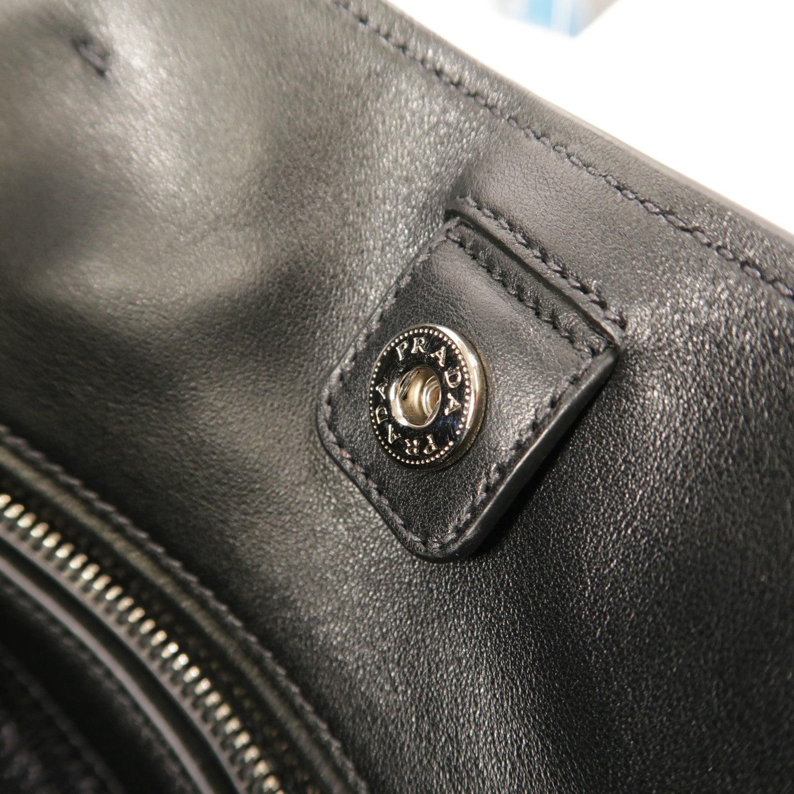 PRADA 牛皮皮革Convertible Shopping手挽肩背兩用袋