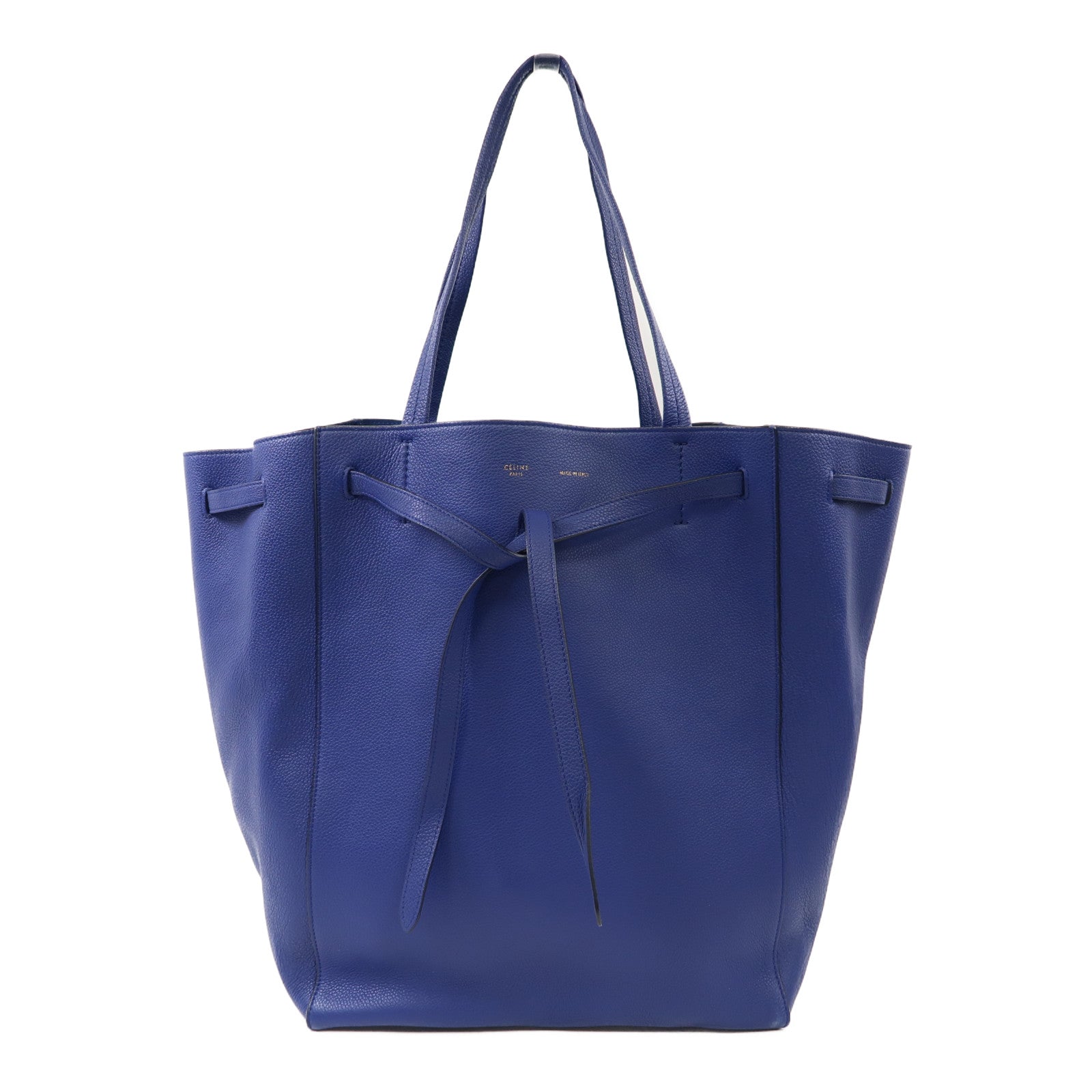 CELINE 【激減優惠】牛皮皮革Tote Bag手挽袋藍色