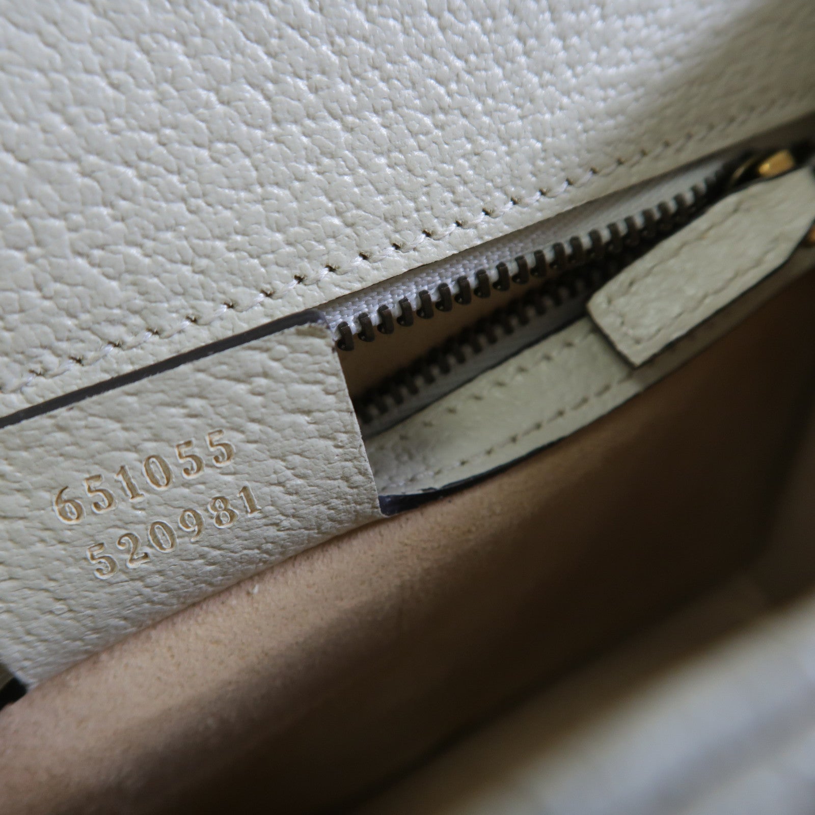 GUCCI GG GHW 2 Way Shoulder Hand Bag PVC coated canvas 651055 White/Brown