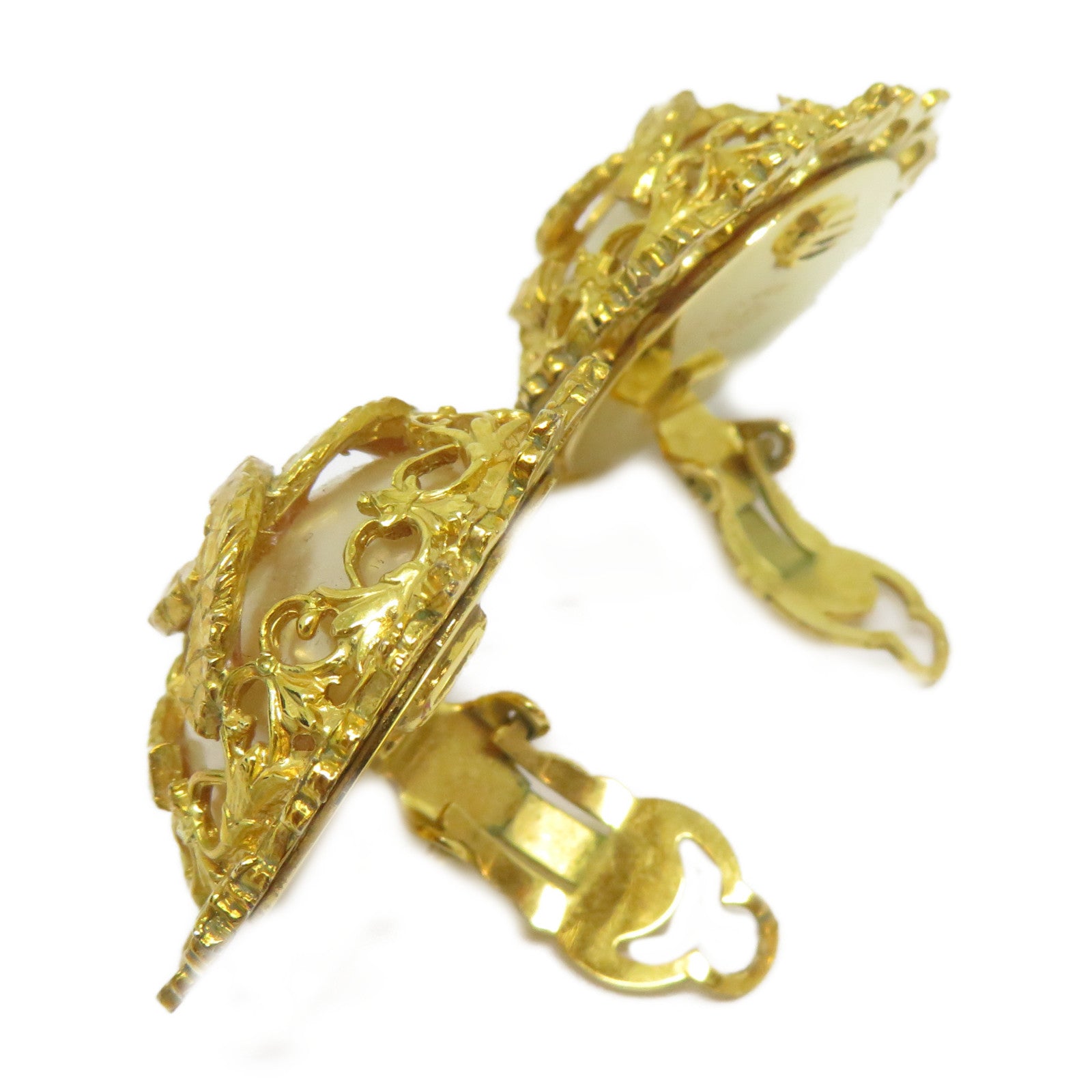 CHANEL 金屬Earrings耳環金色