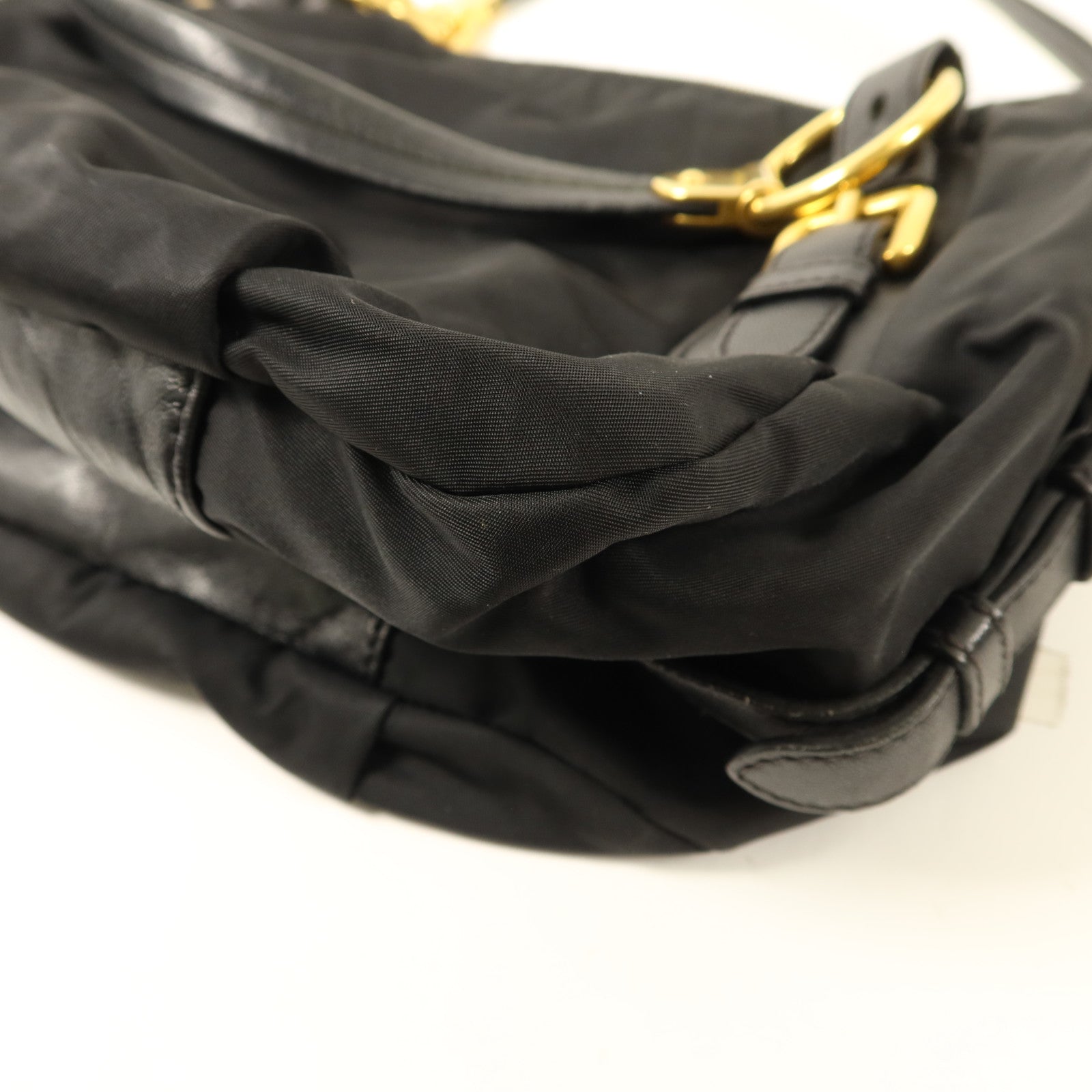 PRADA 尼龍2 Way Shoulder金扣手挽肩背兩用袋