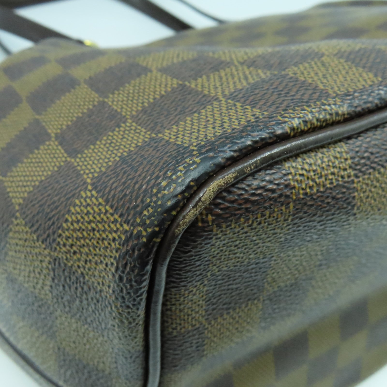 LOUIS VUITTON 【清倉大減價】Damier Ebene Westminster GM金扣肩背袋啡色