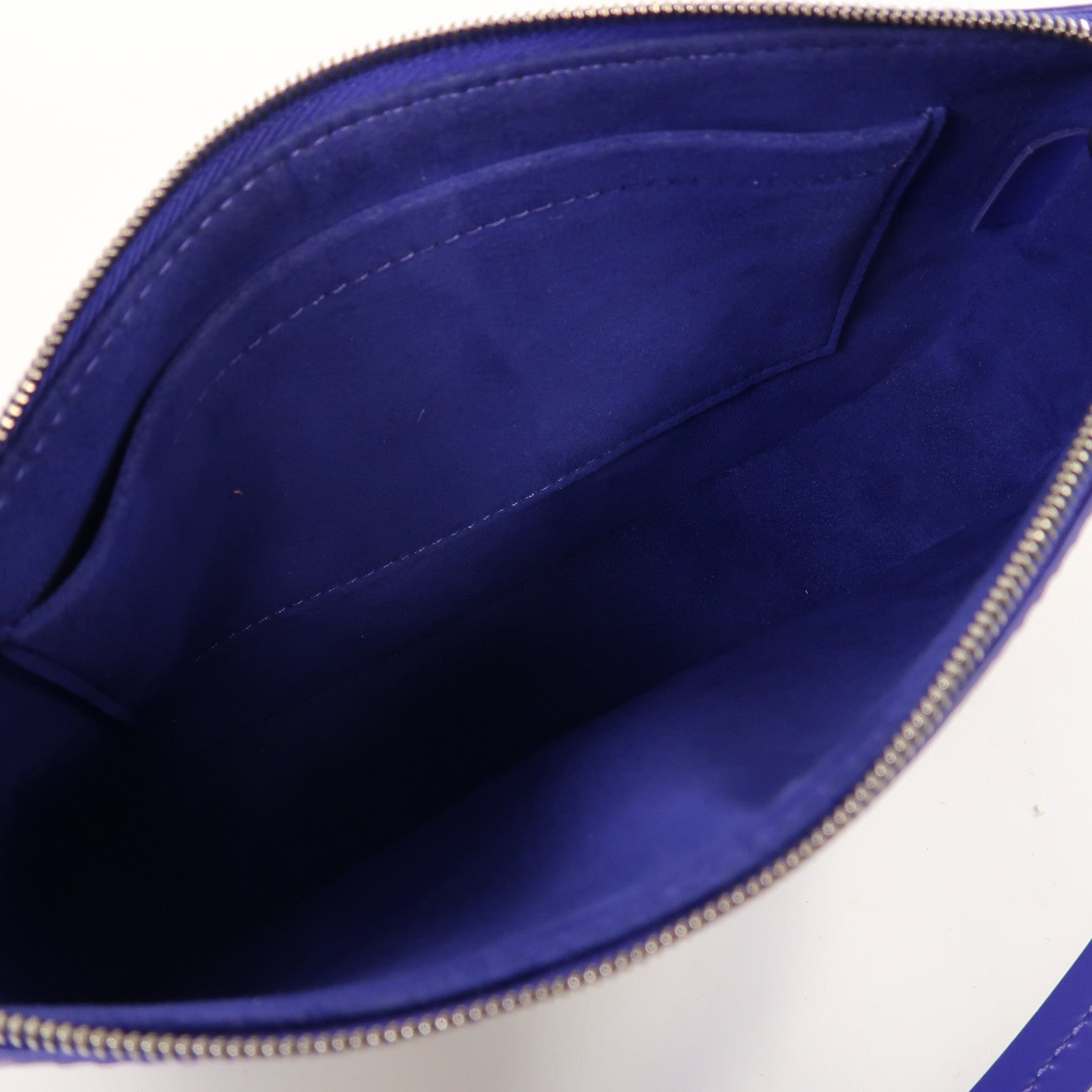 LOUIS VUITTON Epi Pochette Accessories銀扣肩背袋紫色