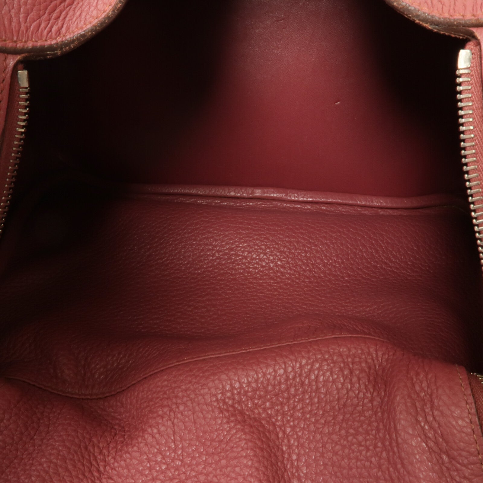 HERMES Clemence皮革Lindy 30手挽肩背兩用袋Rubis