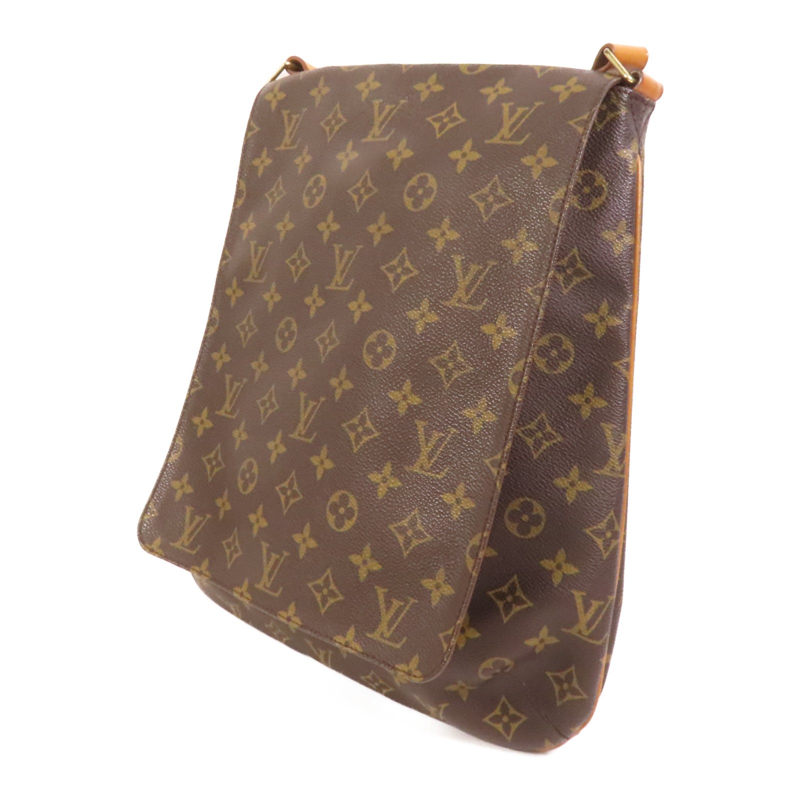 LOUIS VUITTON Monogram Musette金扣肩背袋