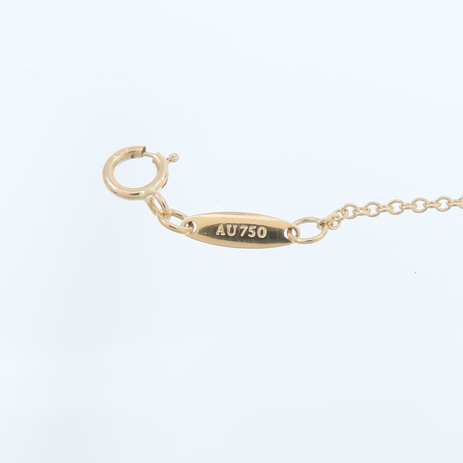 TIFFANY＆CO 18K玫瑰金Diamonds by the Yard Necklace鑽石項鍊