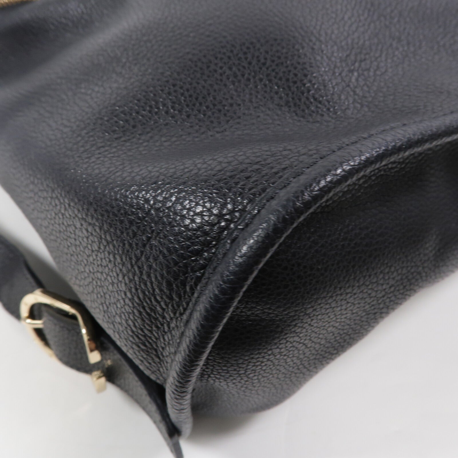 Longchamp 牛皮皮革Backpack背包