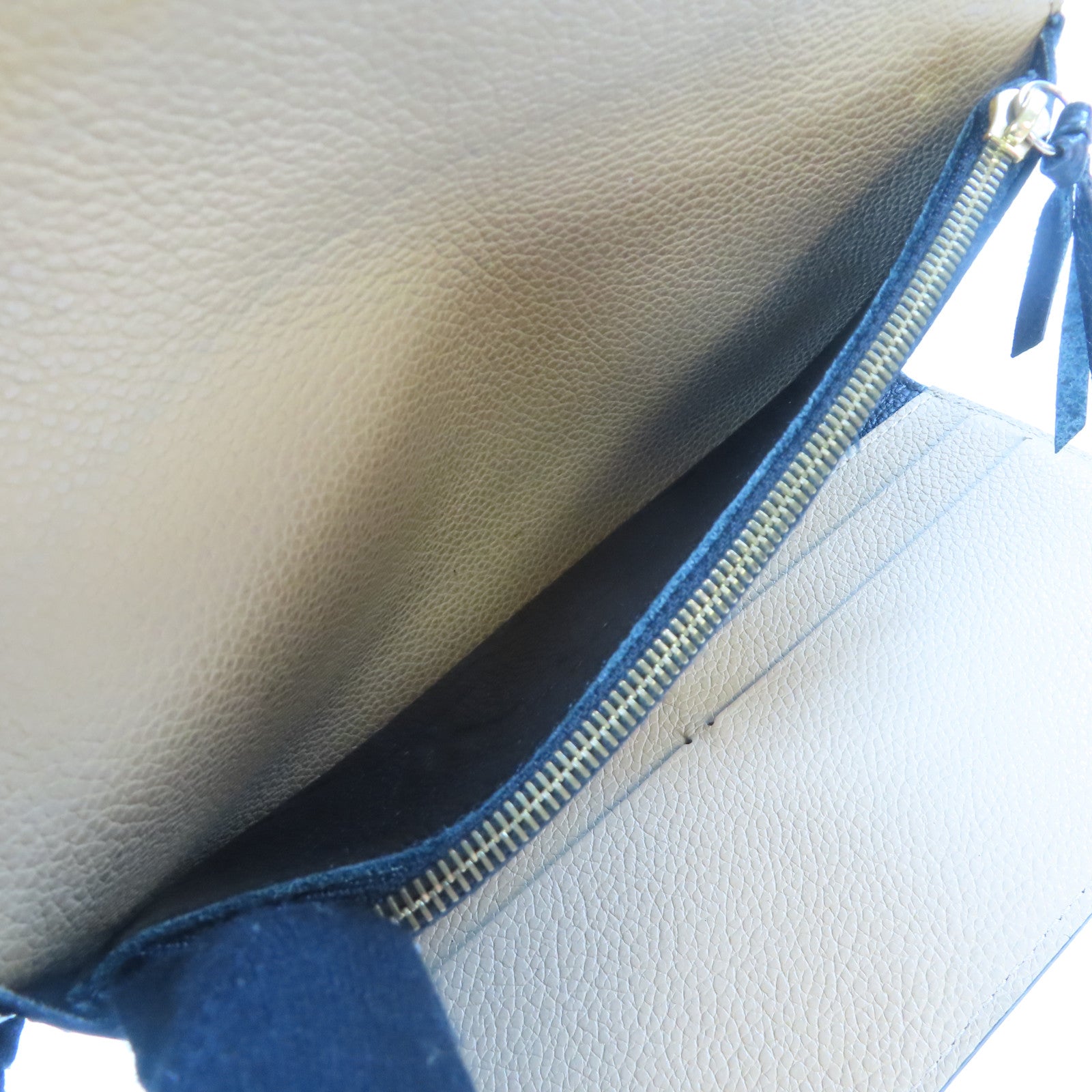 LOUIS VUITTON Monogram Empreinte Long Wallet金扣長錢包黑色
