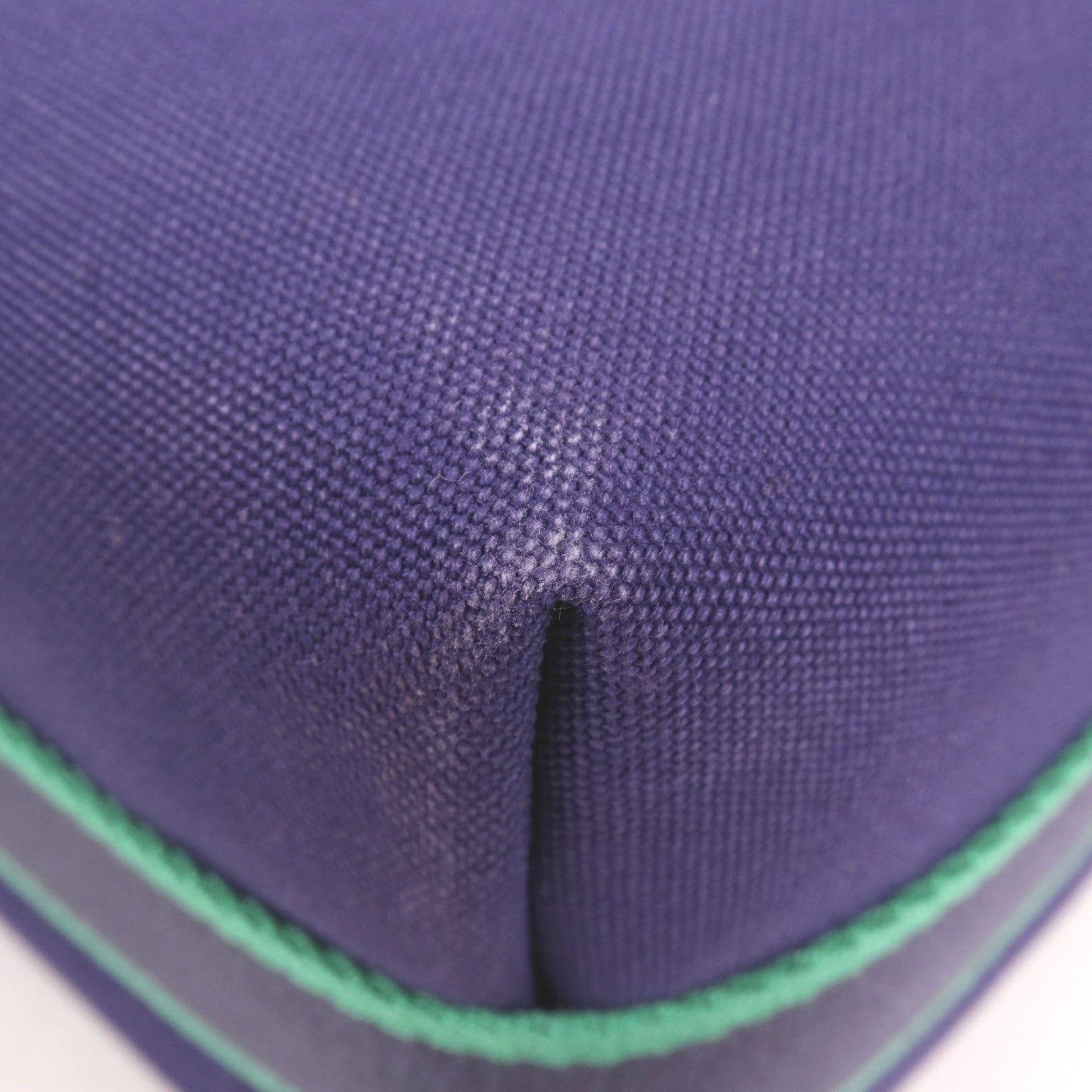 HERMES 帆布Bride-A-Brac GM銀扣手挽袋