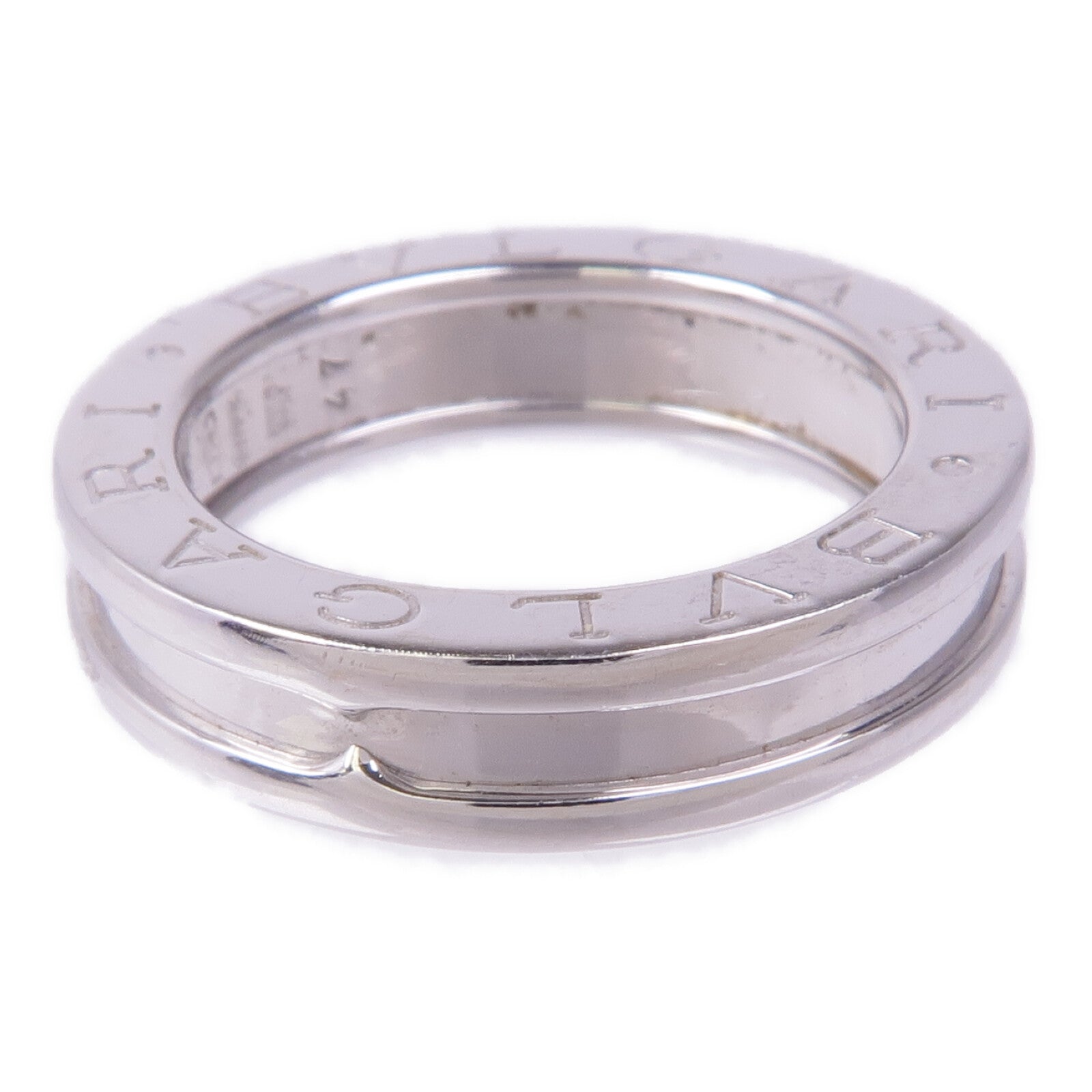 BVLGARI 18K白金B.Zero1 Ring戒指Bvlgari#47/US#4
