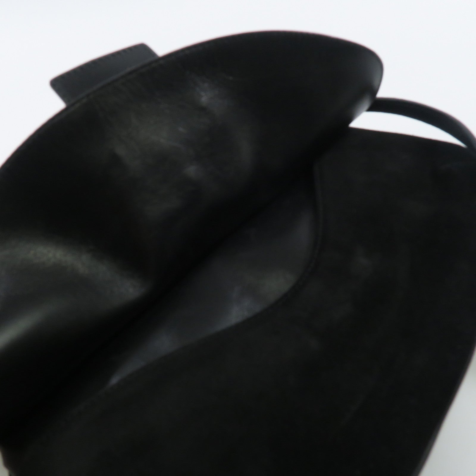 GUCCI 麂皮皮革Shoulder Bag金扣肩背袋黑色