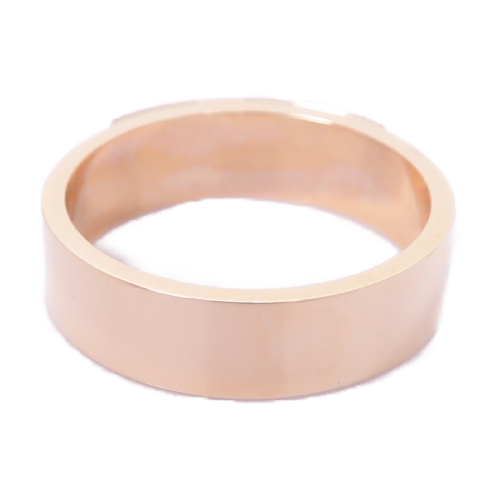 HERMES 18K玫瑰金Bague Kelly PM戒指Hermes#52 US#6
