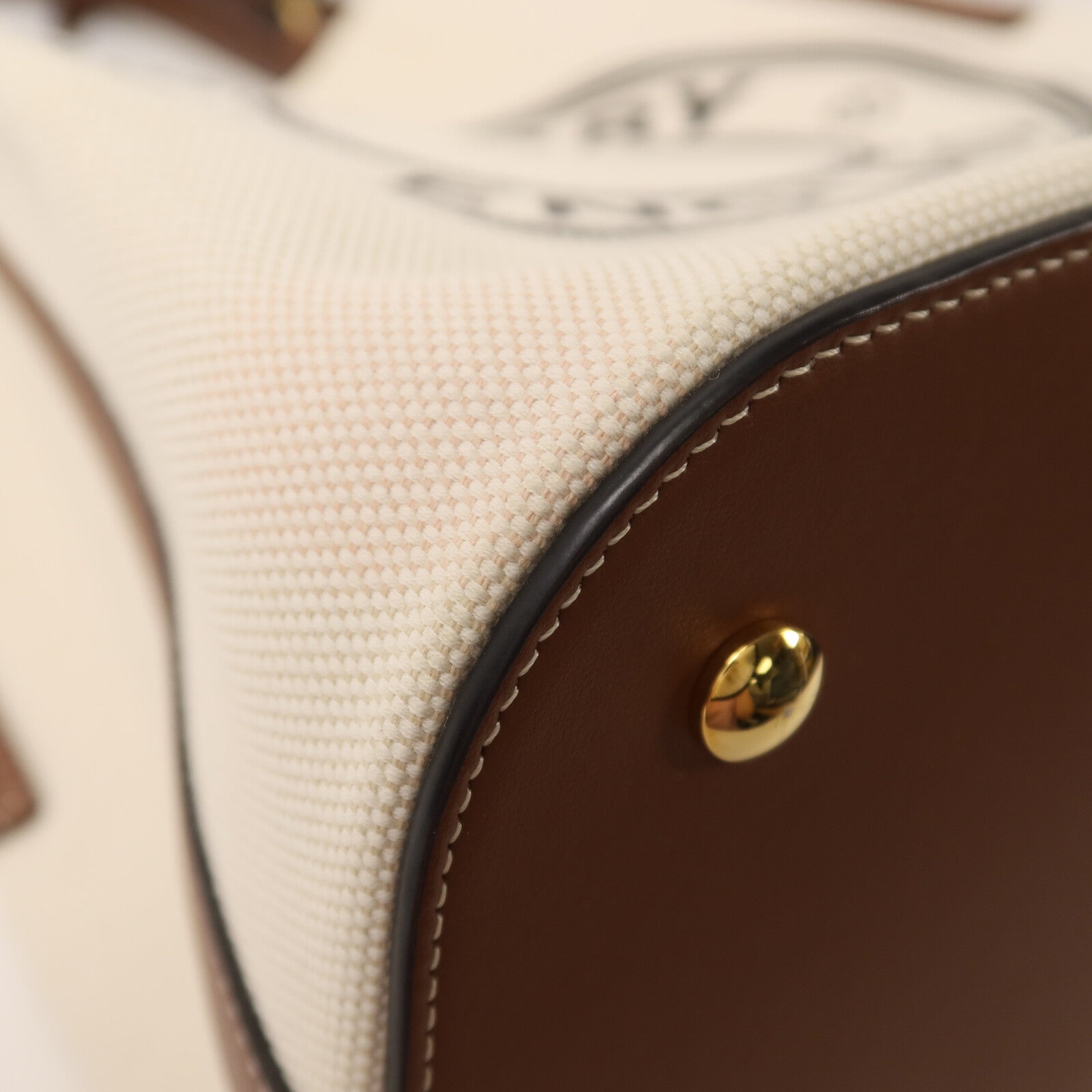 BURBERRY 帆布Small Peggy Bucket Bag手挽肩背兩用袋