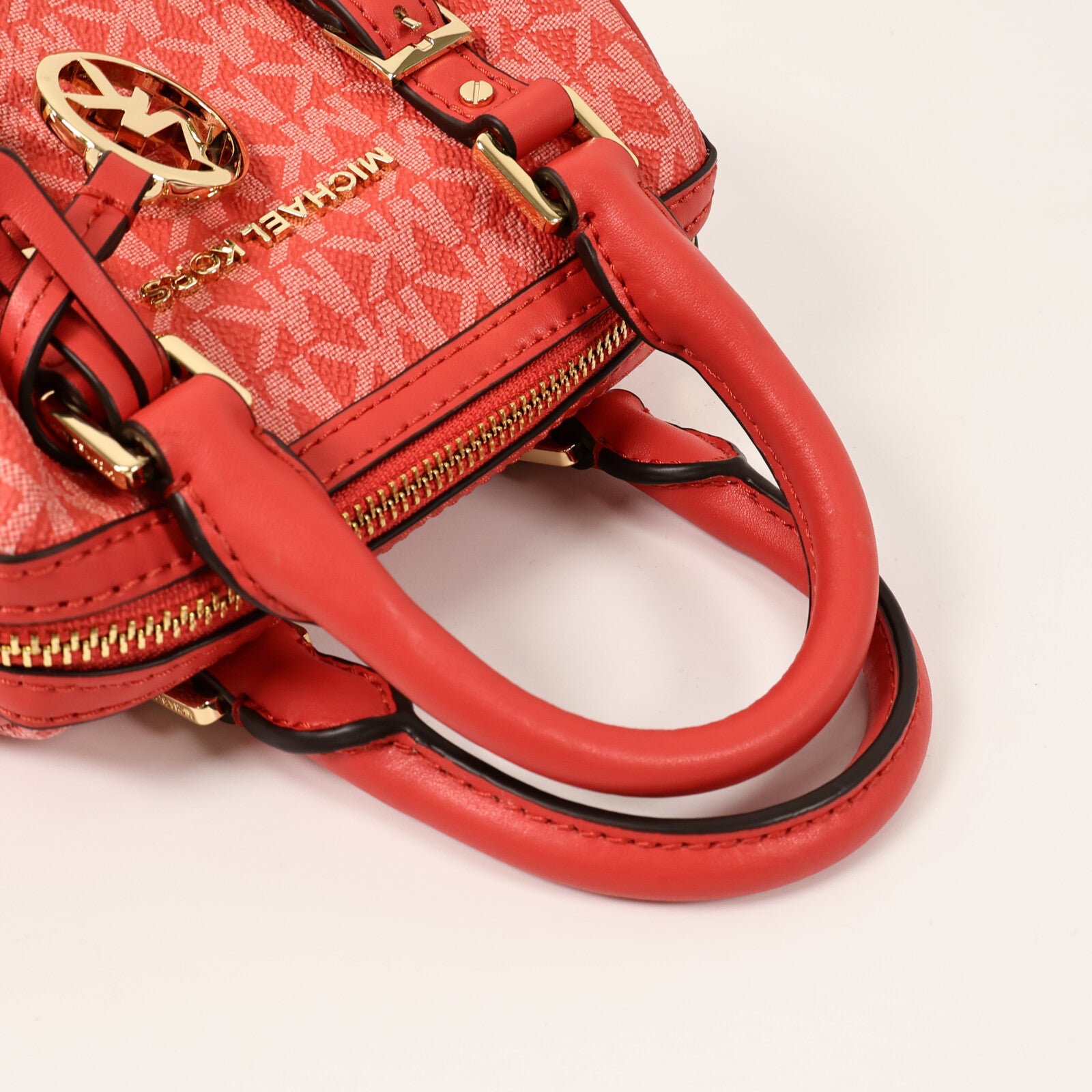 Michael Kors 塗層帆布Boston Bag手挽肩背兩用袋