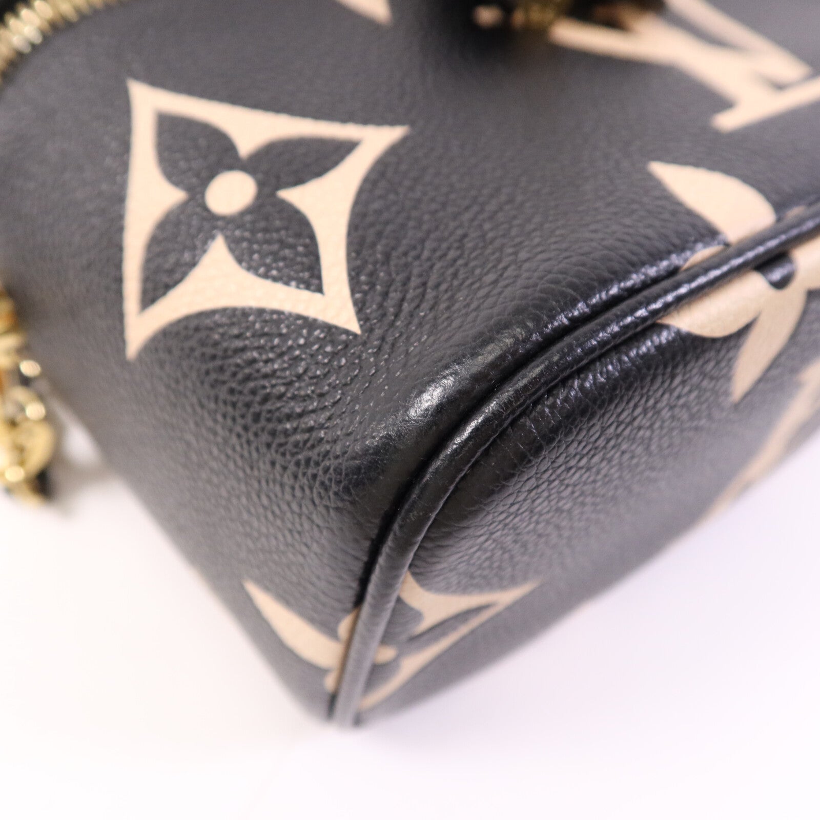 LOUIS VUITTON 【激減優惠】Monogram Empreinte Vanity PM金扣鏈帶手挽肩背兩用袋