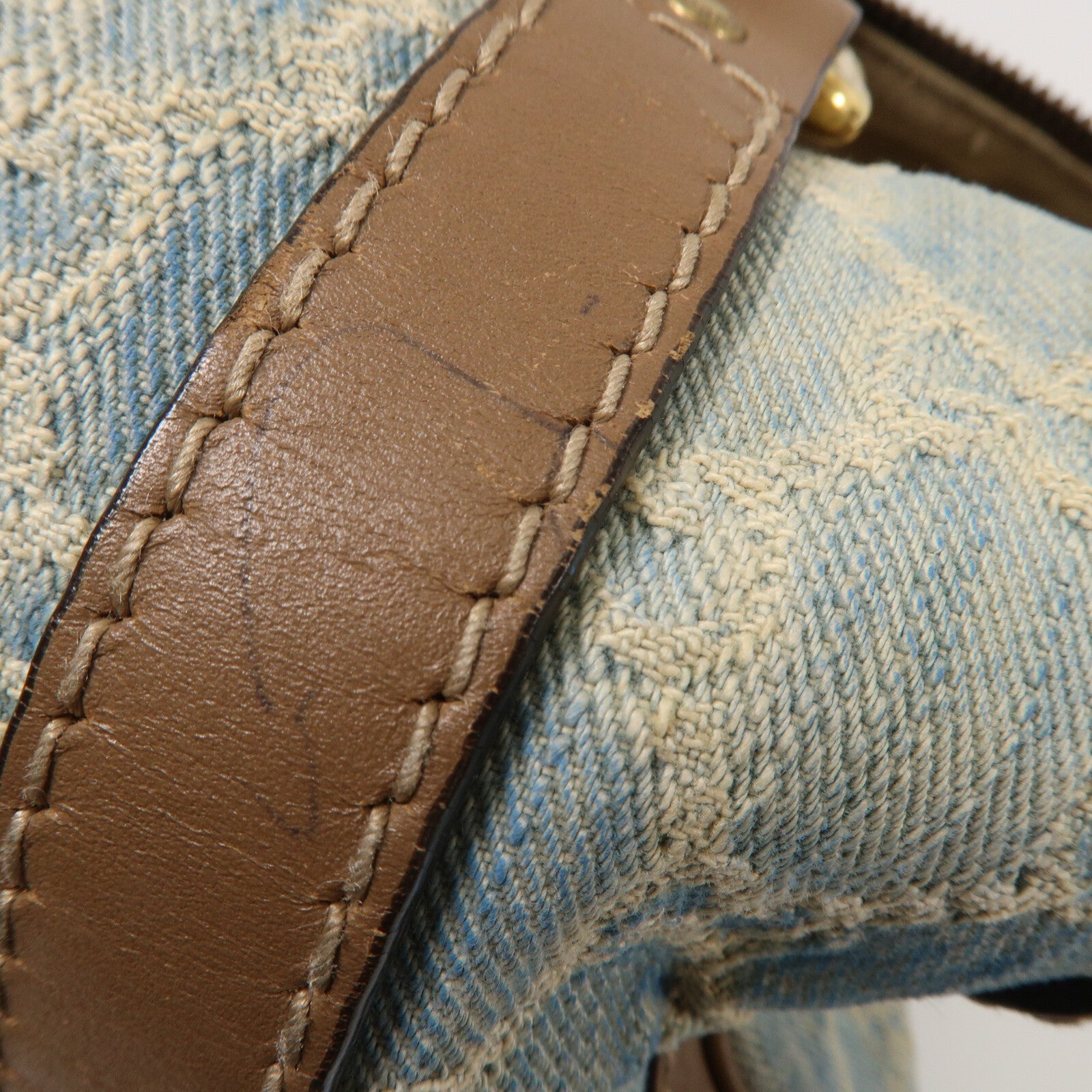 GUCCI 牛仔布Boston Bag手挽袋