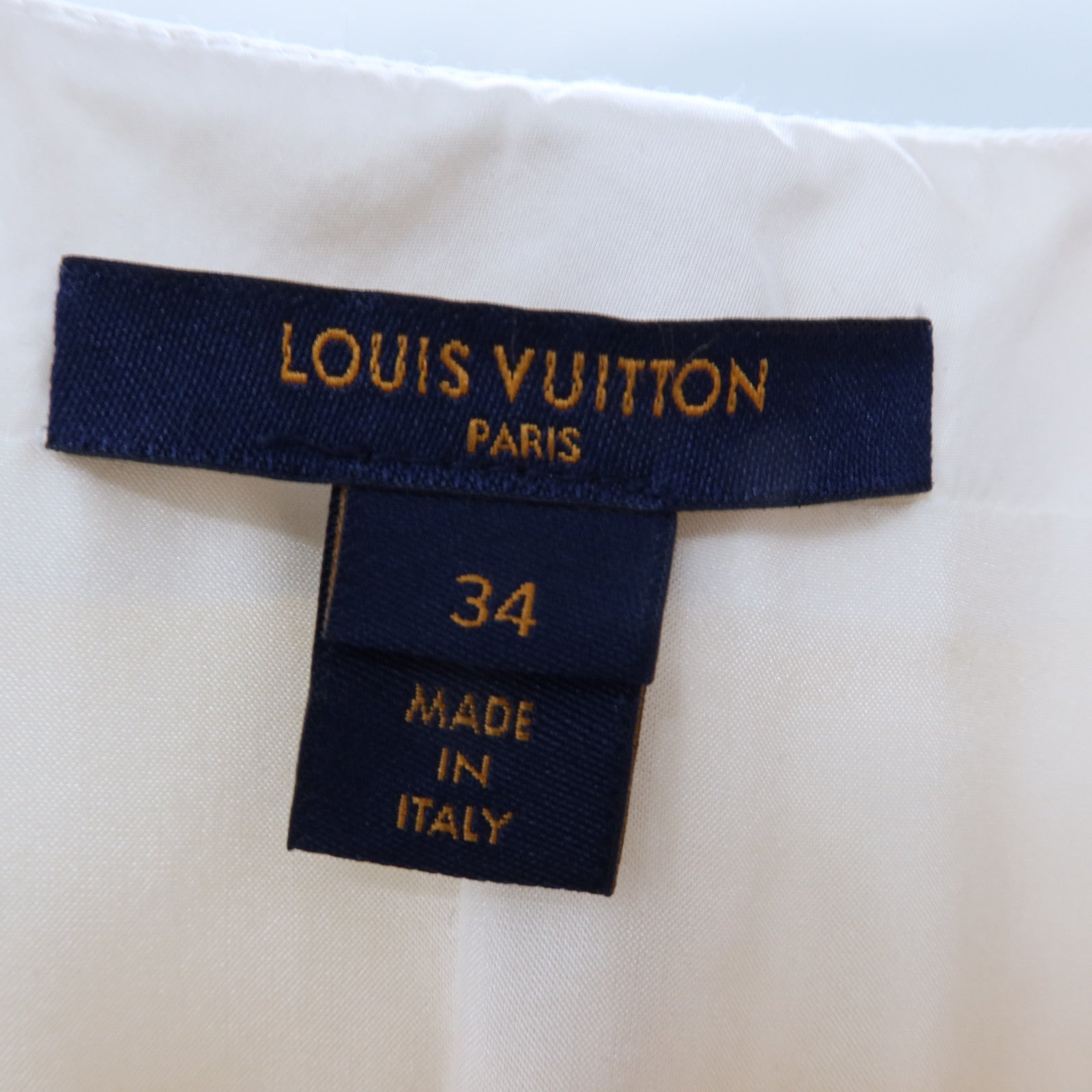 LOUIS VUITTON Wool/Silk Patchwork One Piece連身裙