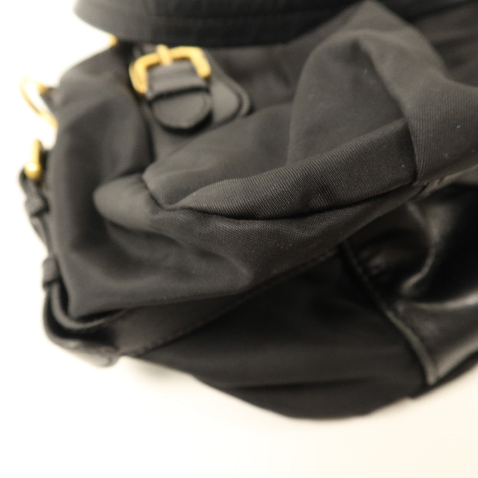PRADA 尼龍2 Way Shoulder金扣手挽肩背兩用袋