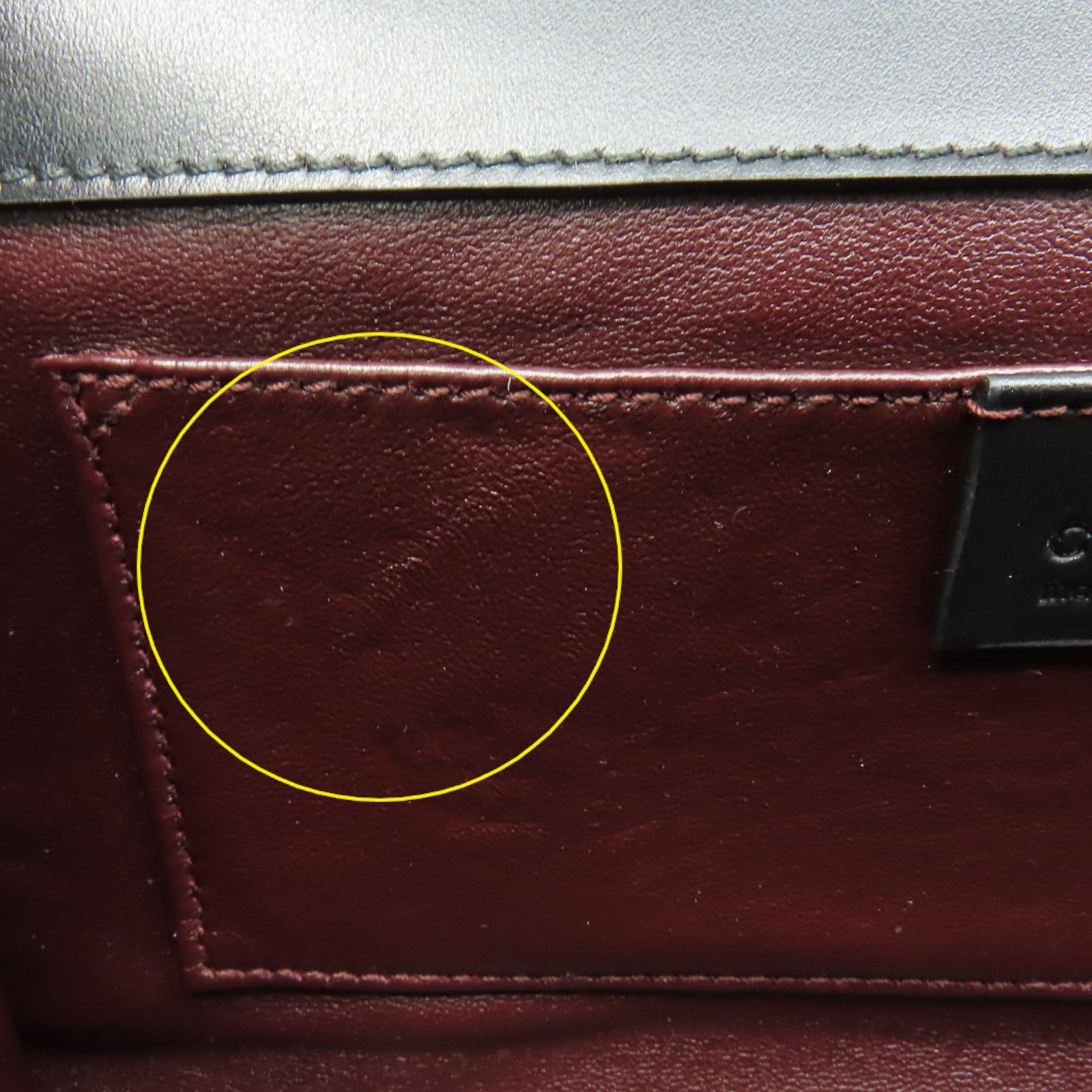 GUCCI 牛皮皮革Zumi Chain Shoulder Bag鏈帶手挽肩背兩用袋黑色