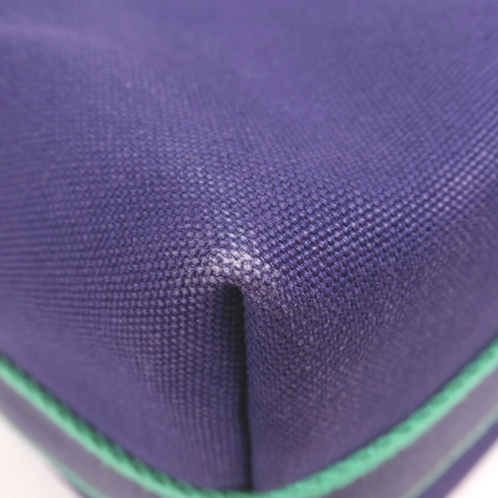 HERMES 帆布Bride-A-Brac GM銀扣手挽袋