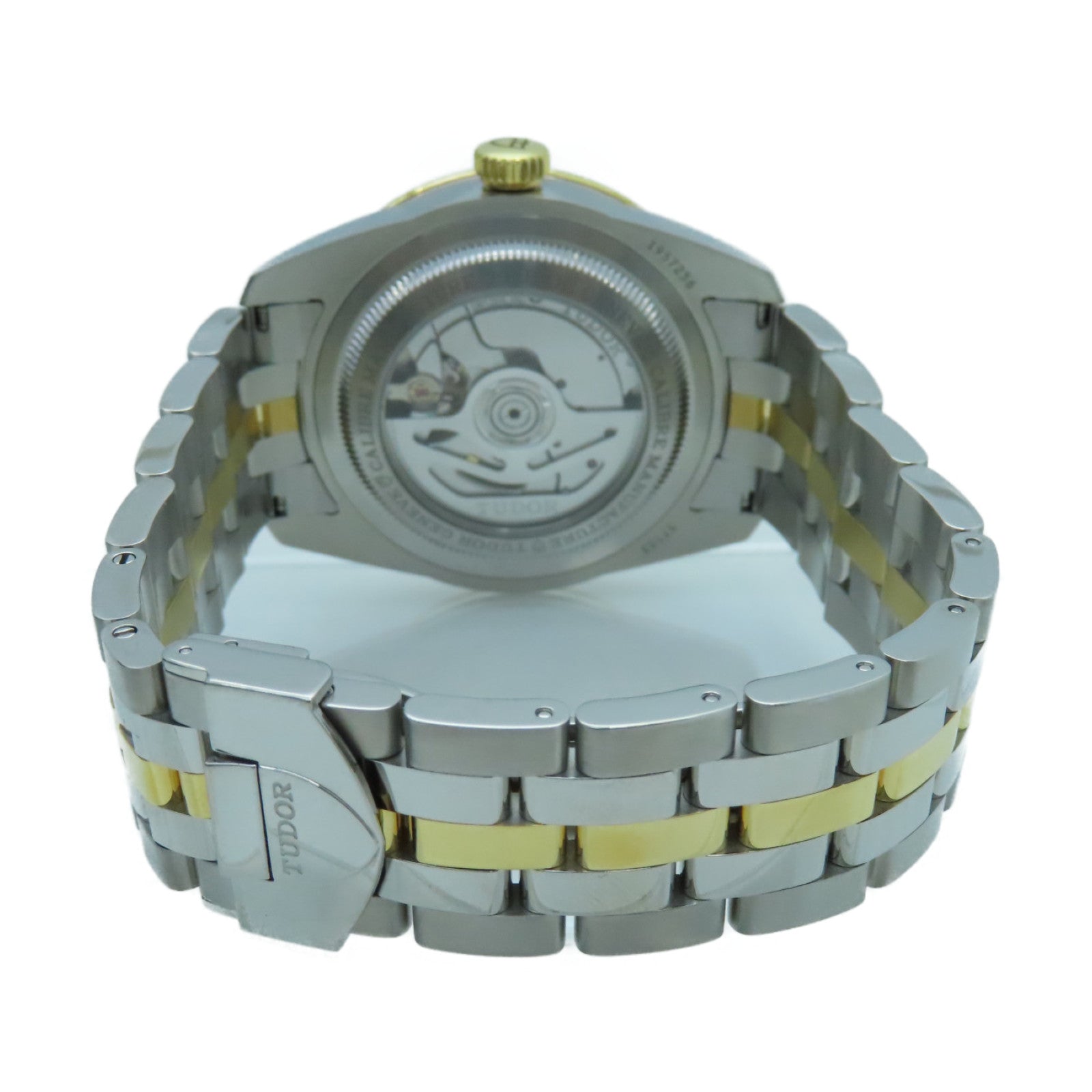 TUDOR Glamor Double Date 42MM Stainless Steel/18K Gold Watch Automatic Movement Black