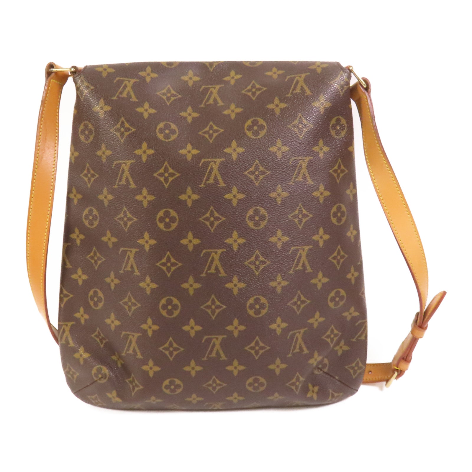LOUIS VUITTON Monogram Musette金扣肩背袋