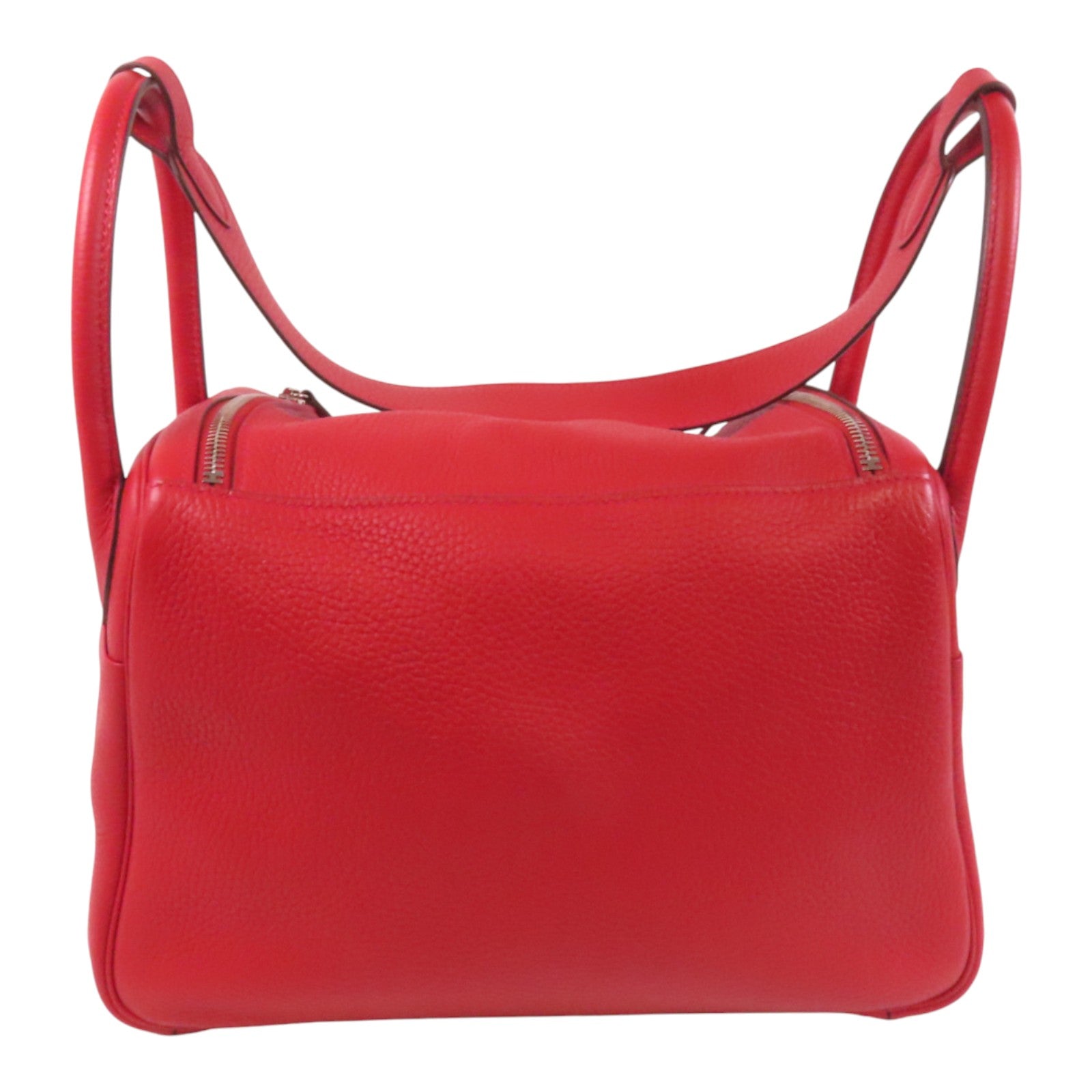 HERMES Clemence皮革Lindy 30銀扣肩背袋