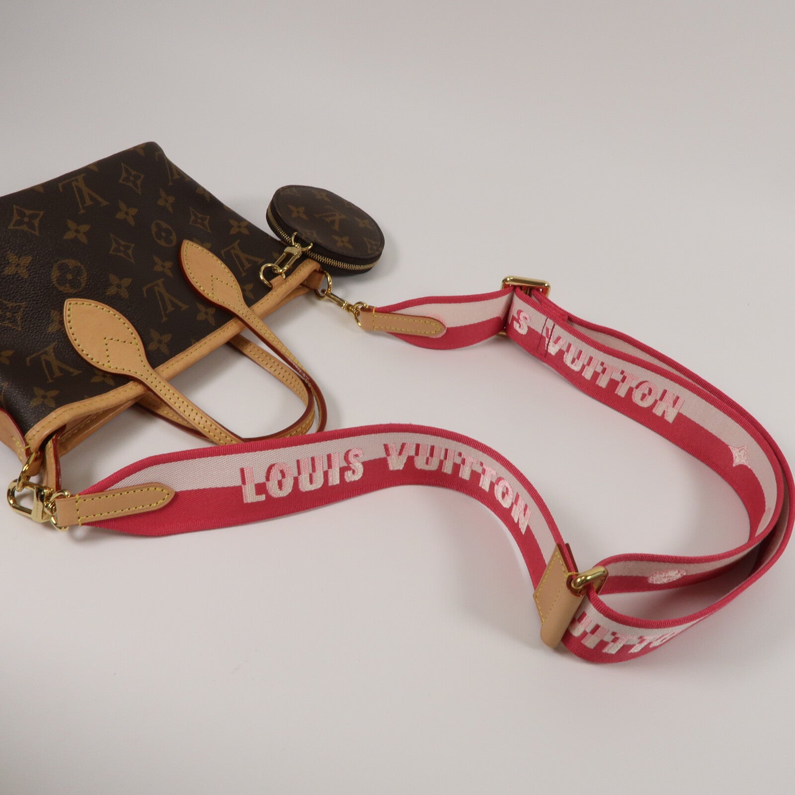 LOUIS VUITTON Monogram Neverfull BB手挽肩背兩用袋