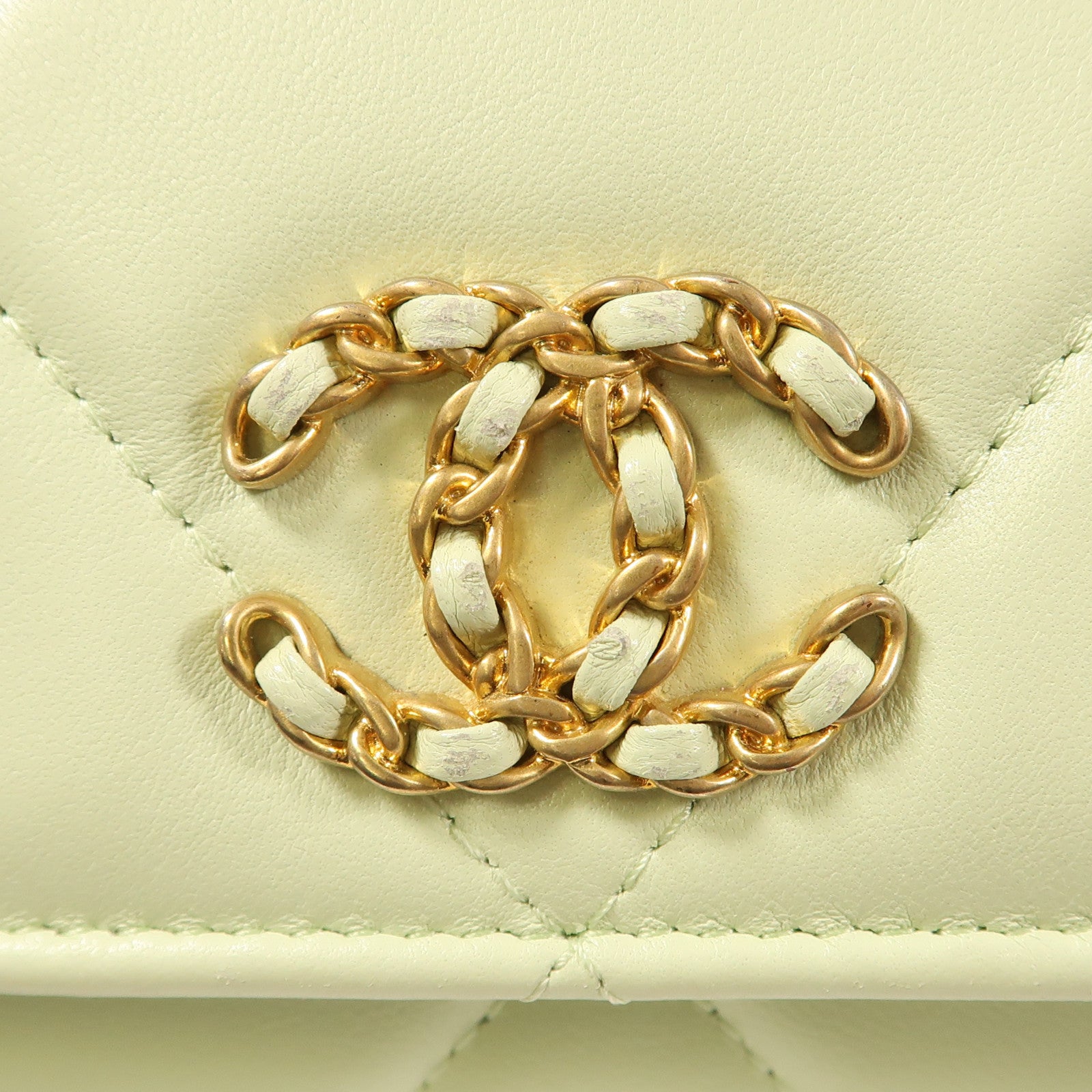 CHANEL 【激減優惠】皮革WOC Wallet On Chain手挽肩背兩用袋