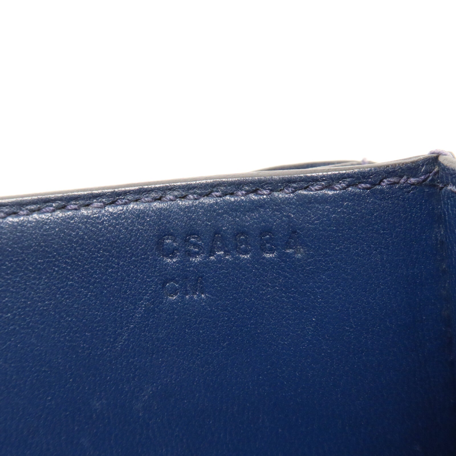 HERMES Evercolor皮革Constance Mini肩背袋Bleu Agate