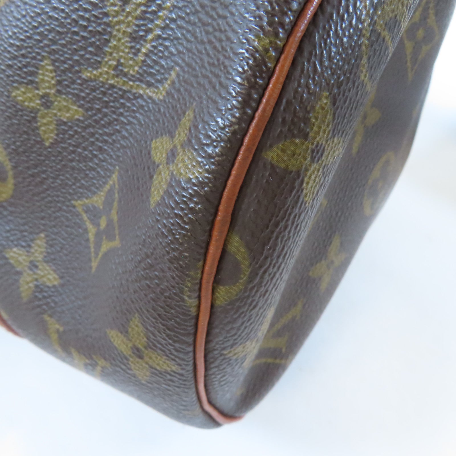 LOUIS VUITTON 【激減優惠】Monogram Papillon 30金扣手挽袋啡色