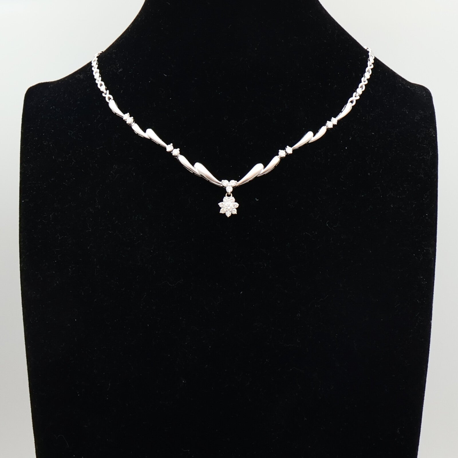 JEWELRY 18K白金Diamond Necklace鑽石項鍊