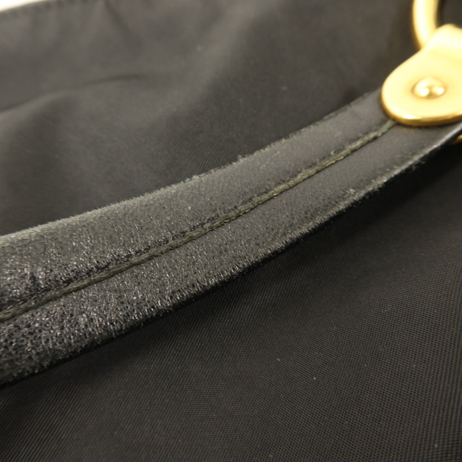 PRADA 尼龍2 Way Shoulder金扣手挽肩背兩用袋