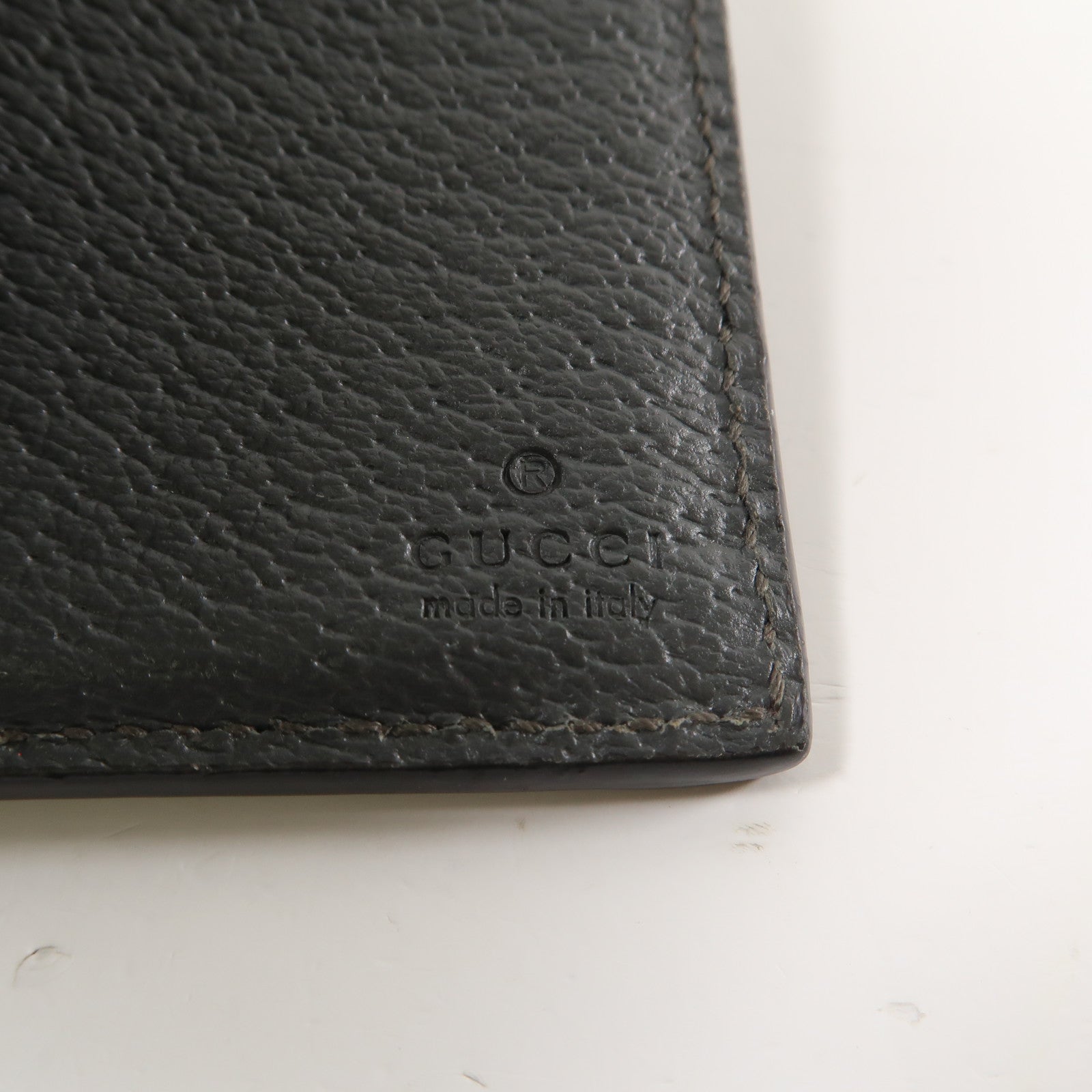 GUCCI 【激減優惠】塗層帆布Ophidia GG Wallet銀扣折疊錢包灰色