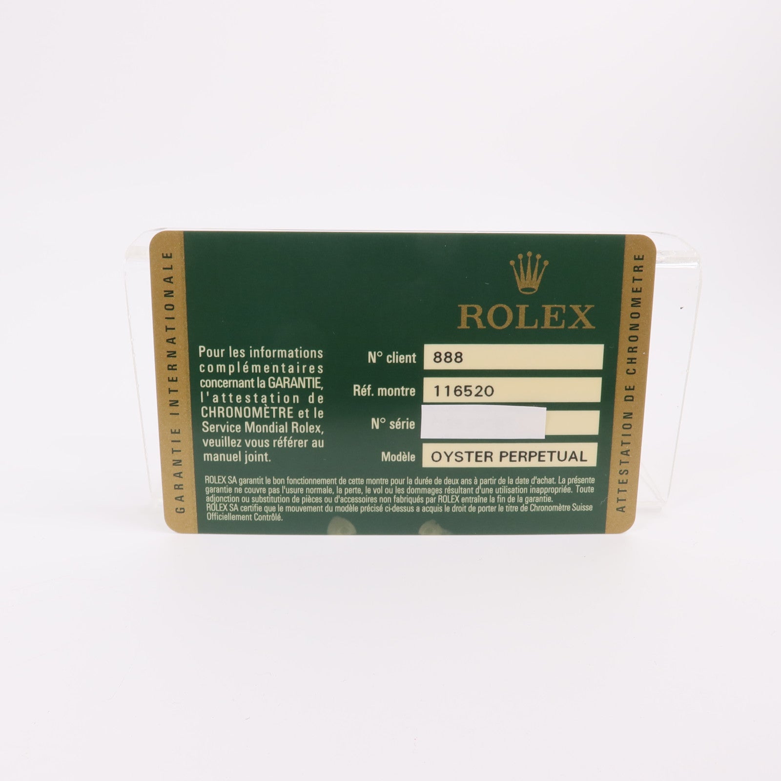 ROLEX Daytona 116520