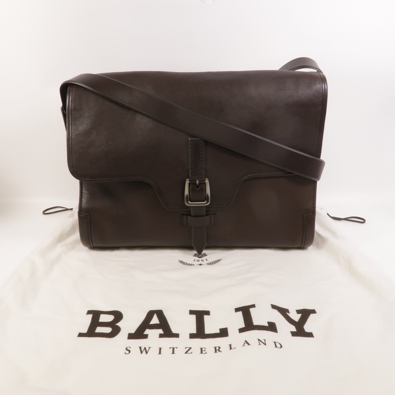BALLY 牛皮皮革Shoulder Bag肩背袋